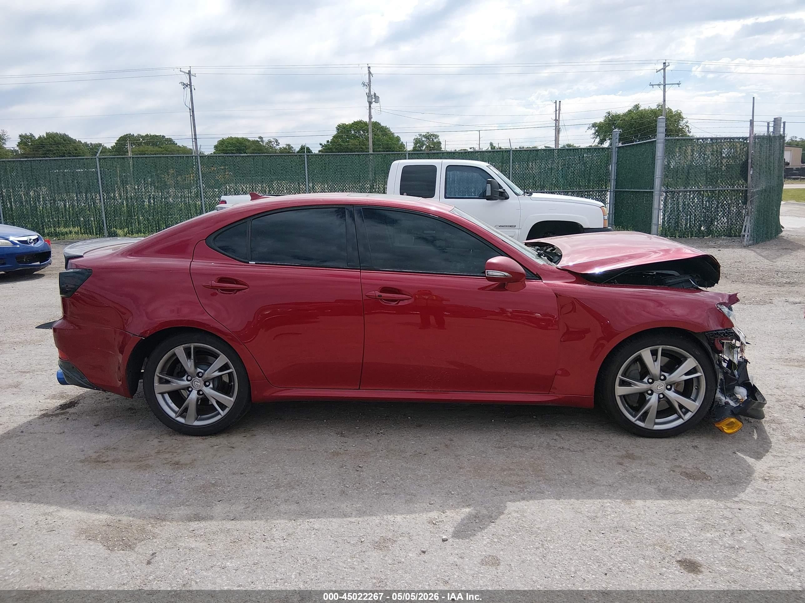 2010 Lexus Is 350   Red vin: JTHBE5C2XA5024426