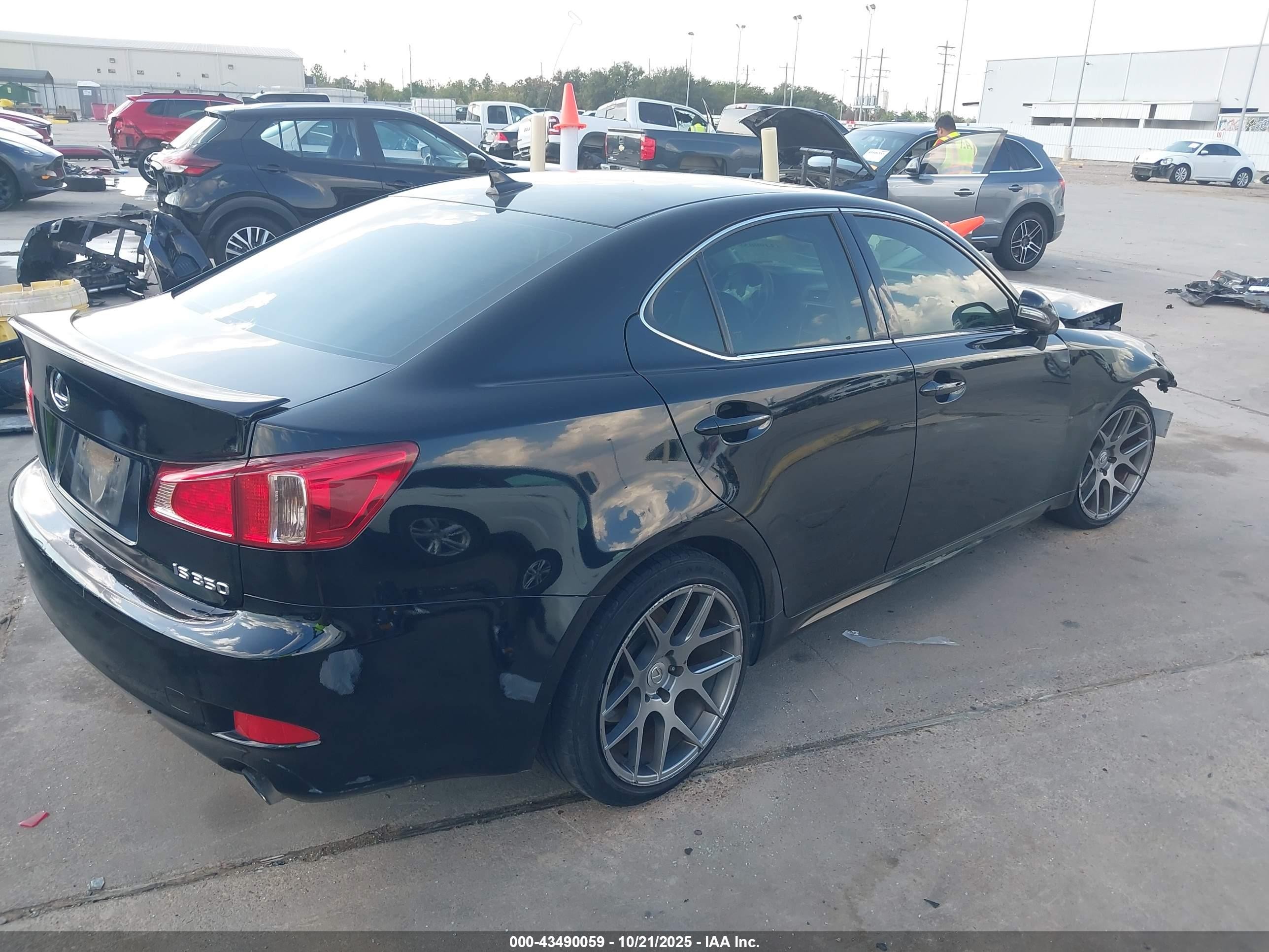 2013 Lexus Is 350   Черный vin: JTHBE5C2XD5031686