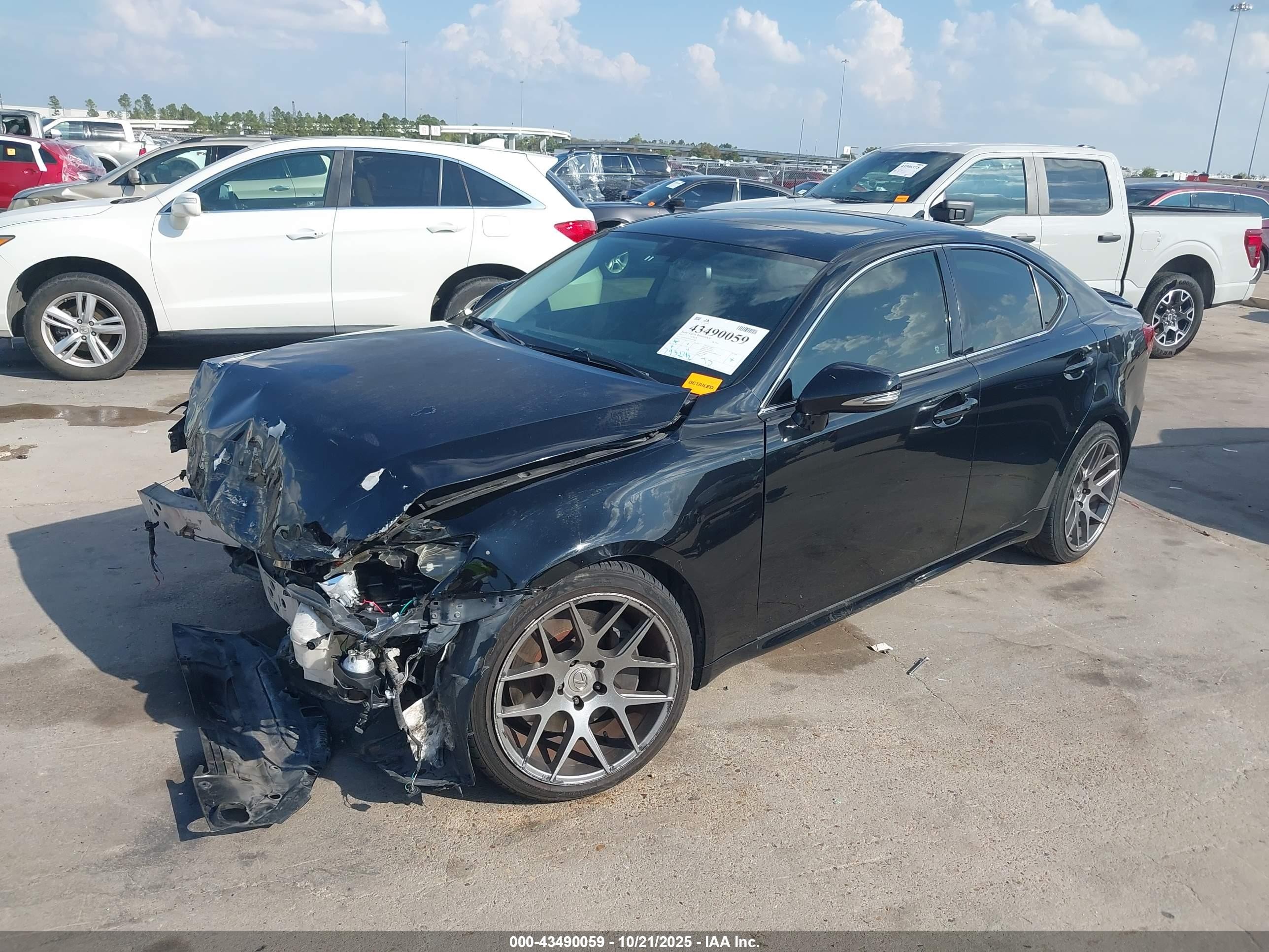 2013 Lexus Is 350   Черный vin: JTHBE5C2XD5031686