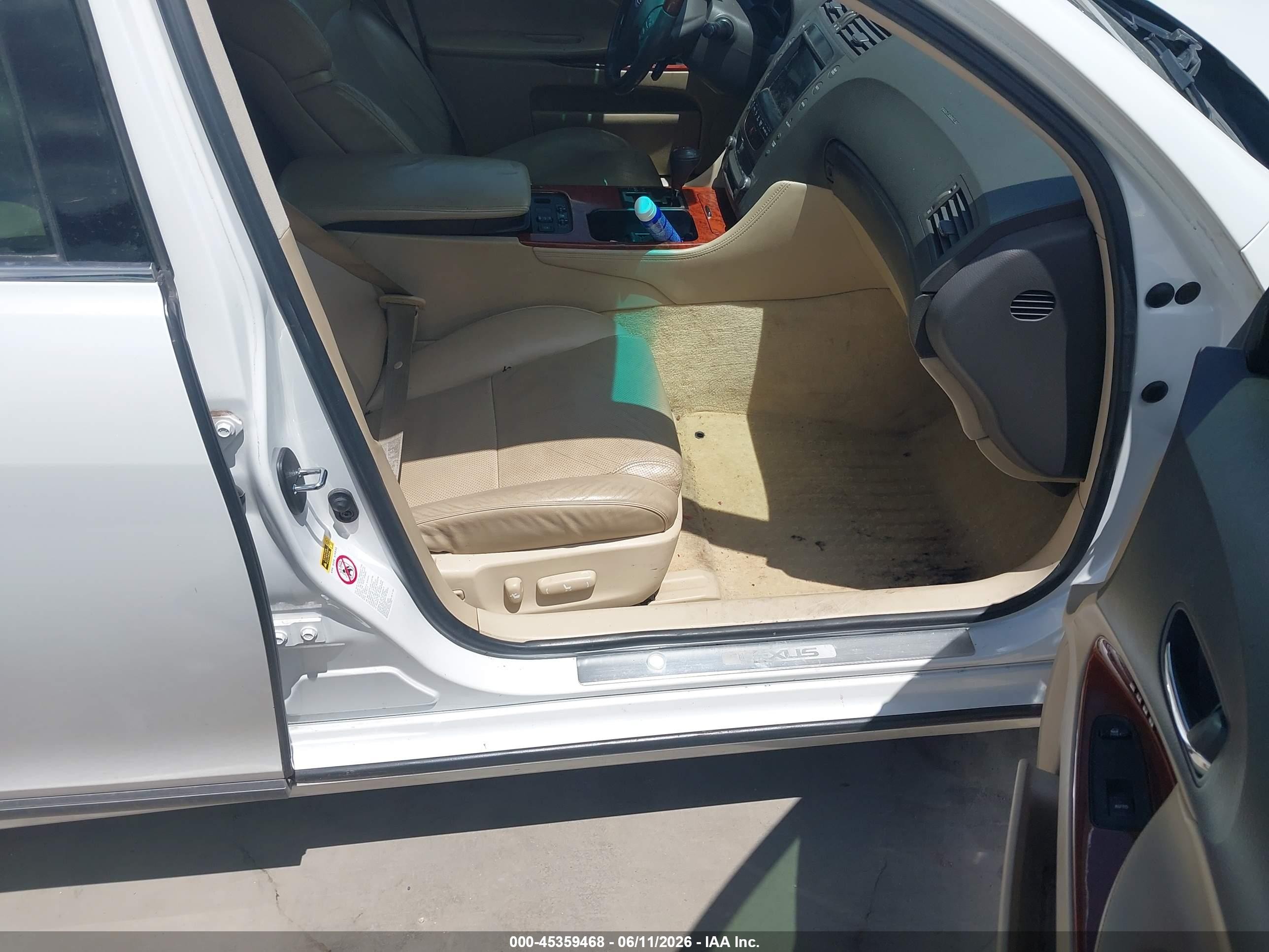 2007 Lexus Gs 350   White vin: JTHBE96S070019678