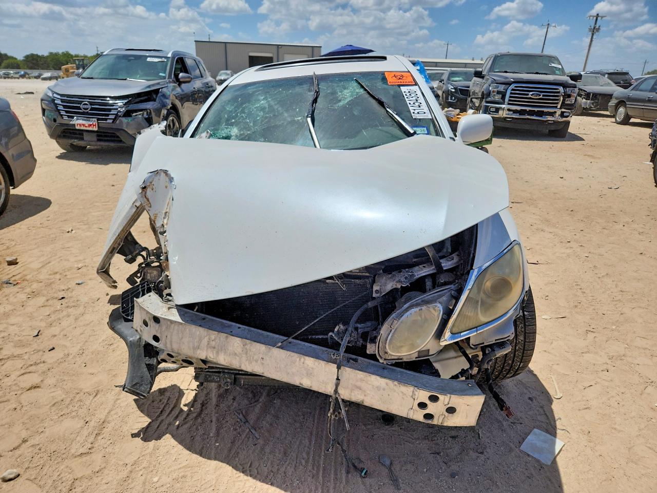 2007 Lexus Gs 350 White vin: JTHBE96S070020619