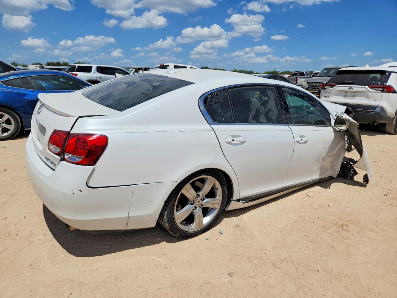 2007 Lexus Gs 350 White vin: JTHBE96S070020619