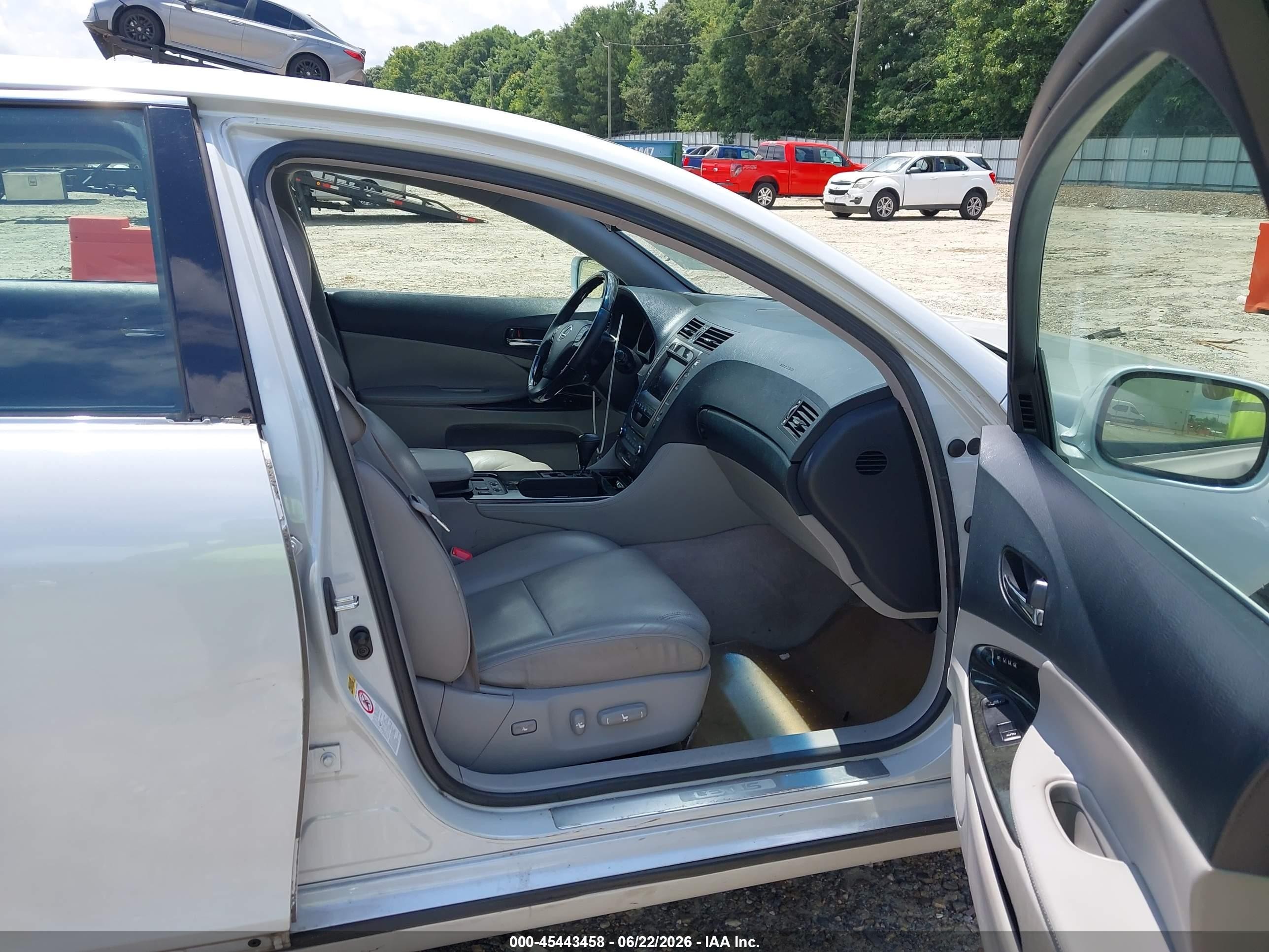 2007 Lexus Gs 350   White vin: JTHBE96S070021141