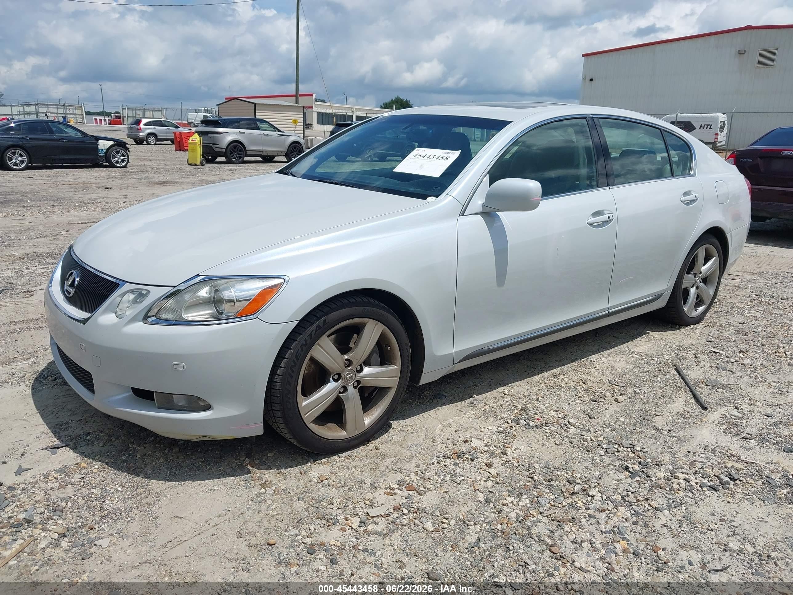 2007 Lexus Gs 350   White vin: JTHBE96S070021141