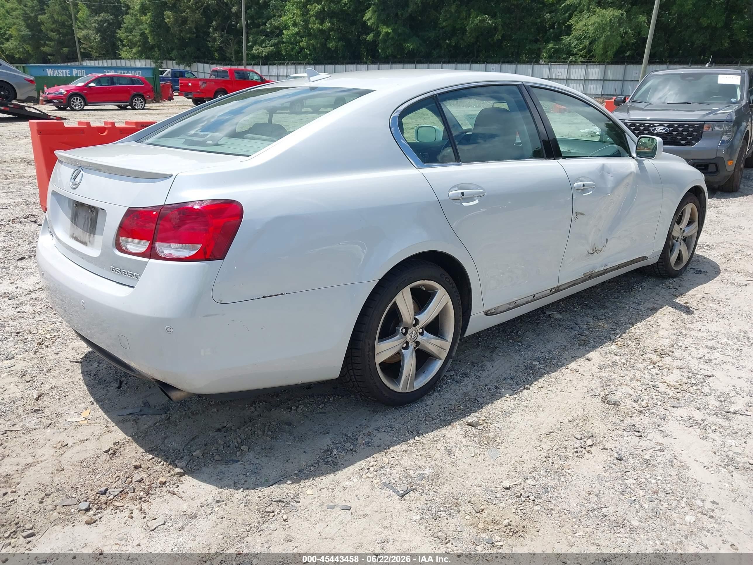 2007 Lexus Gs 350   White vin: JTHBE96S070021141