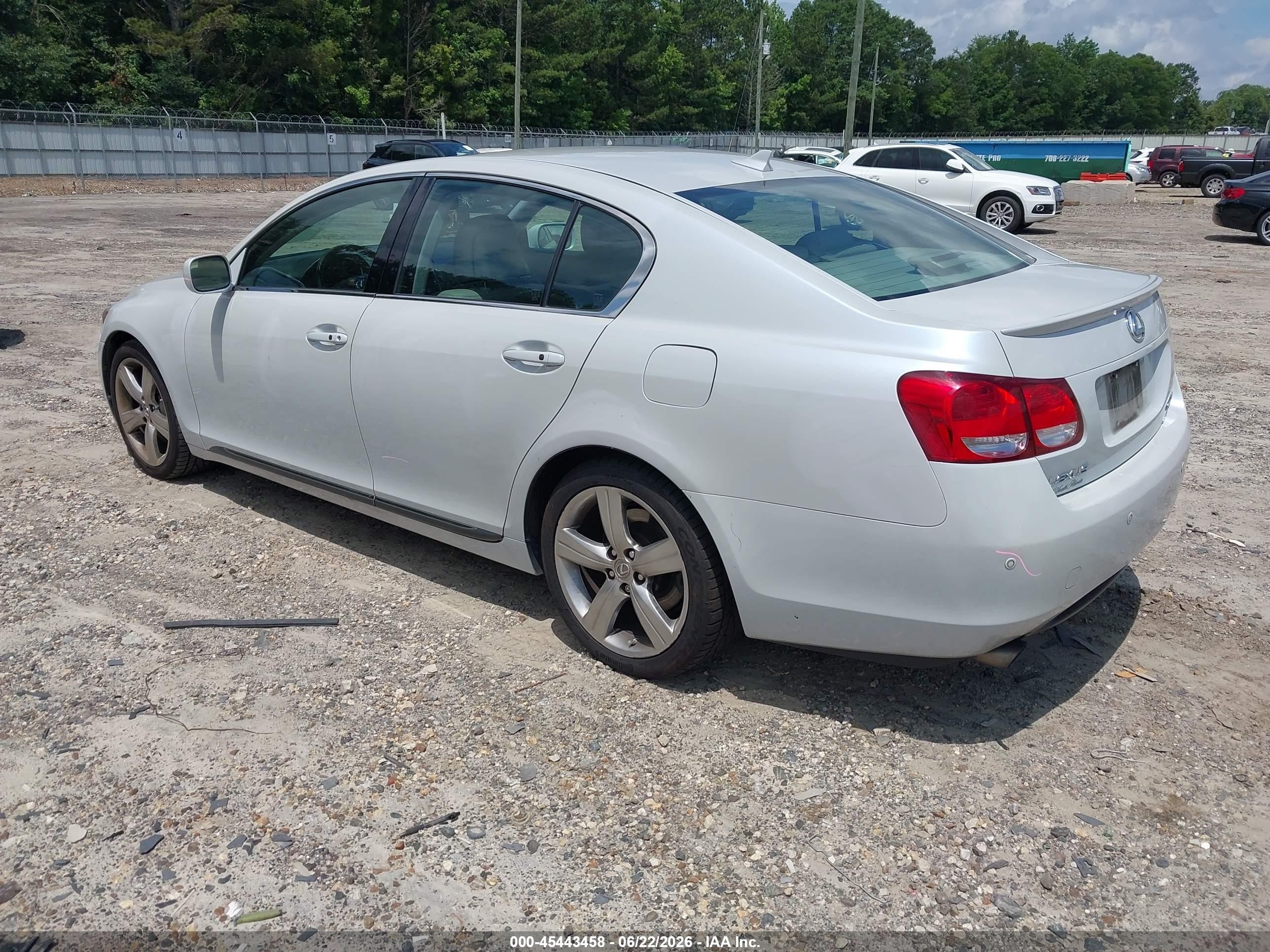 2007 Lexus Gs 350   White vin: JTHBE96S070021141