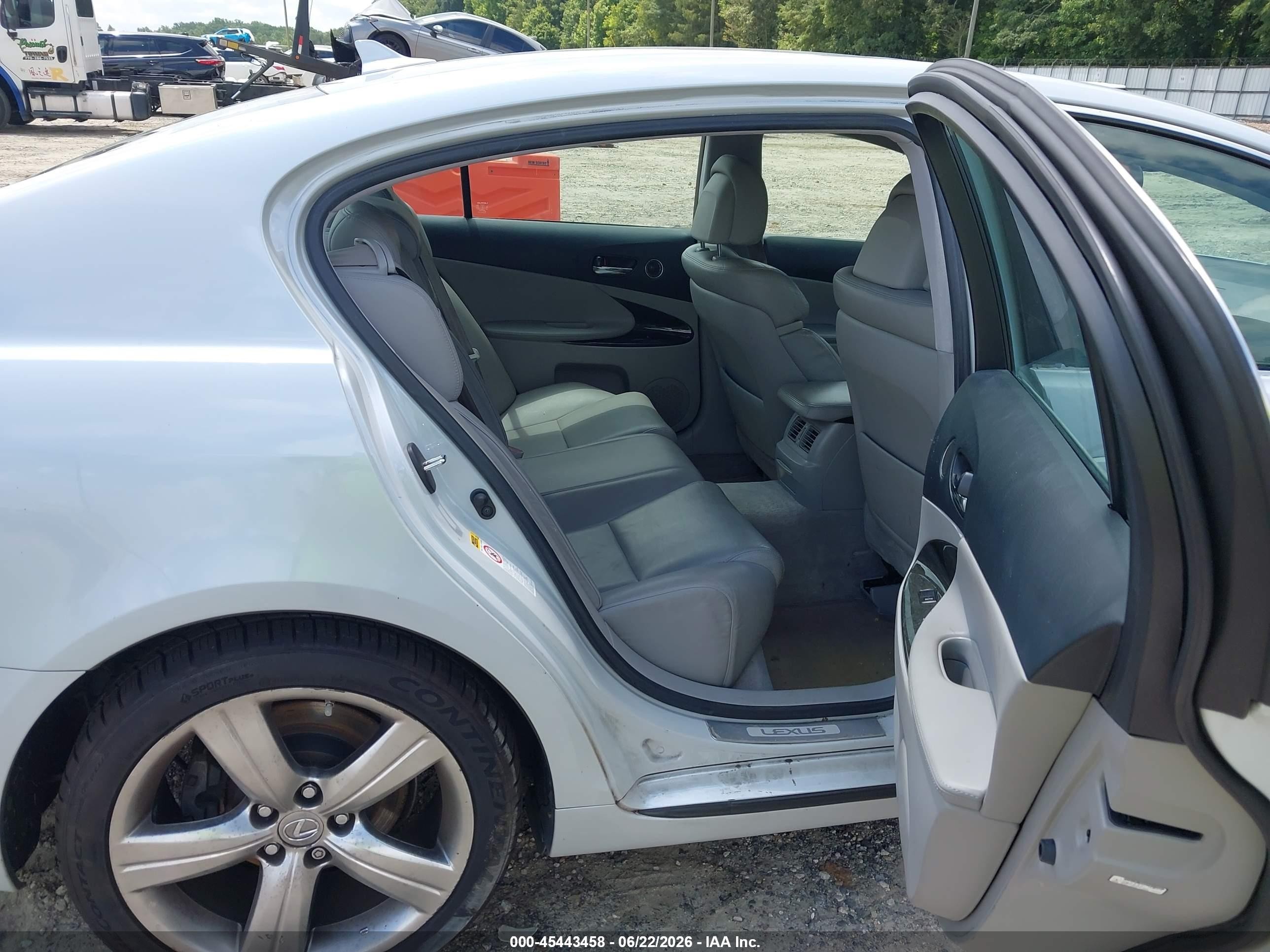 2007 Lexus Gs 350   White vin: JTHBE96S070021141