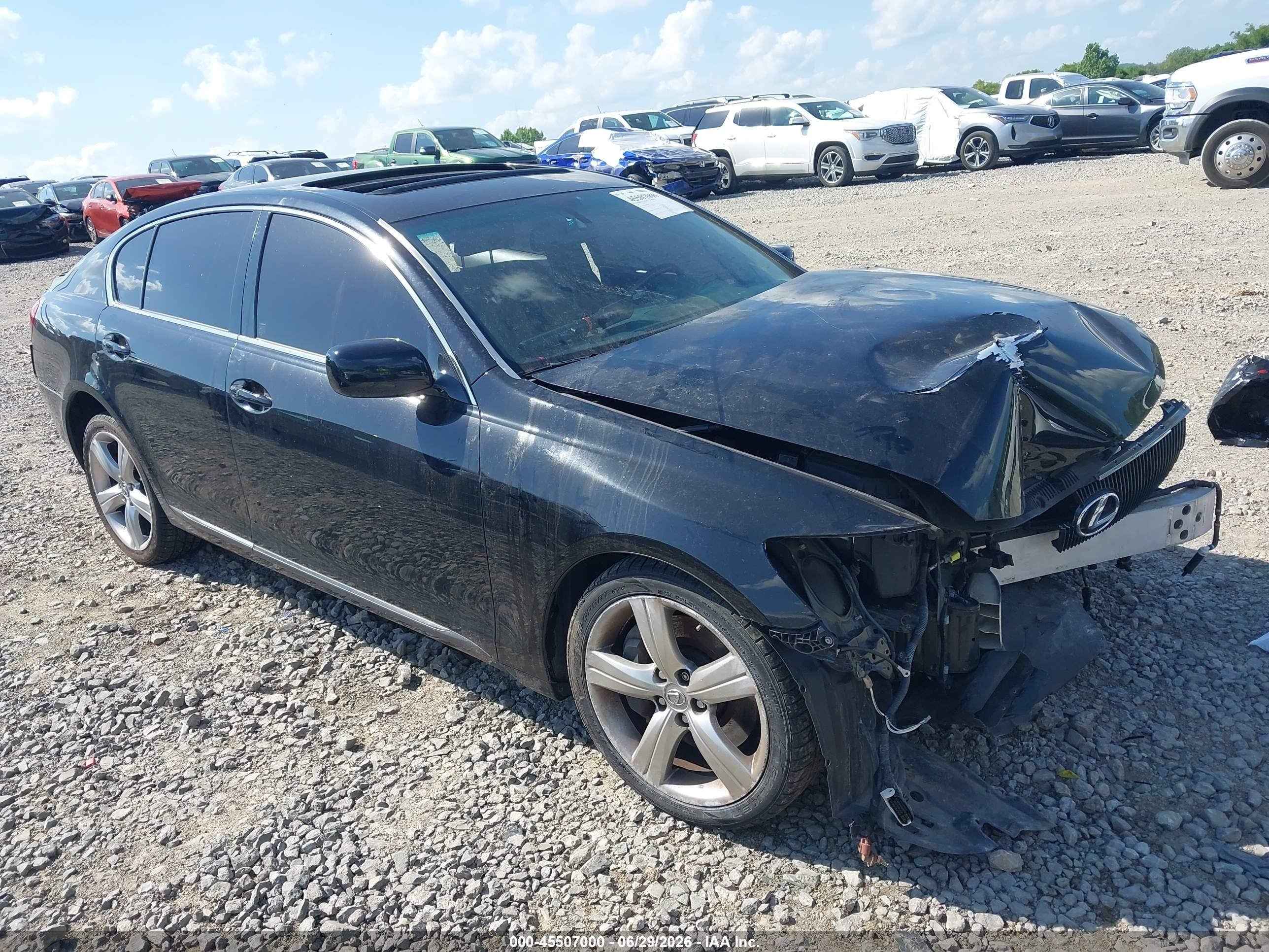 2007 Lexus Gs 350   Черный vin: JTHBE96S070026162