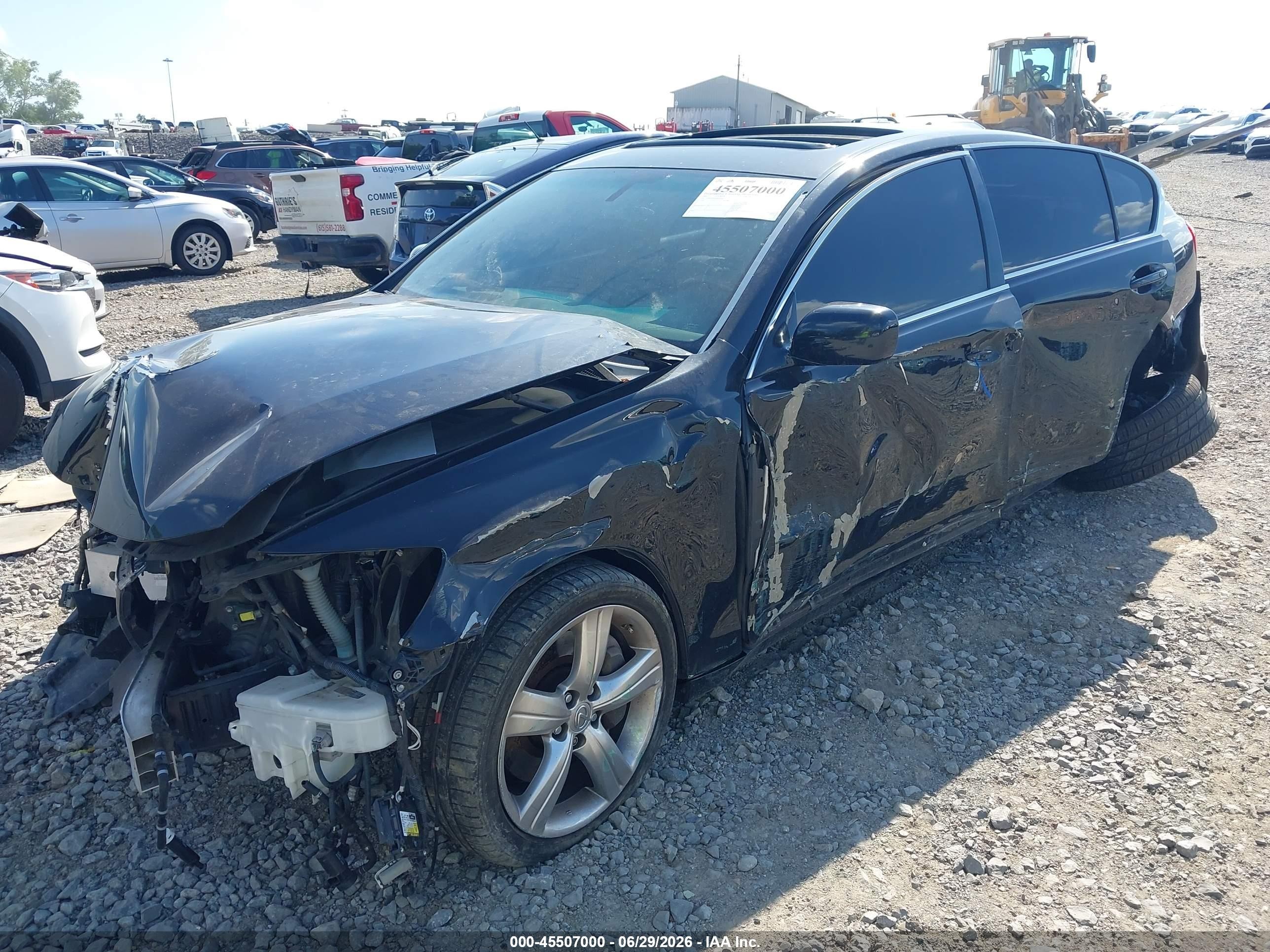 2007 Lexus Gs 350   Черный vin: JTHBE96S070026162