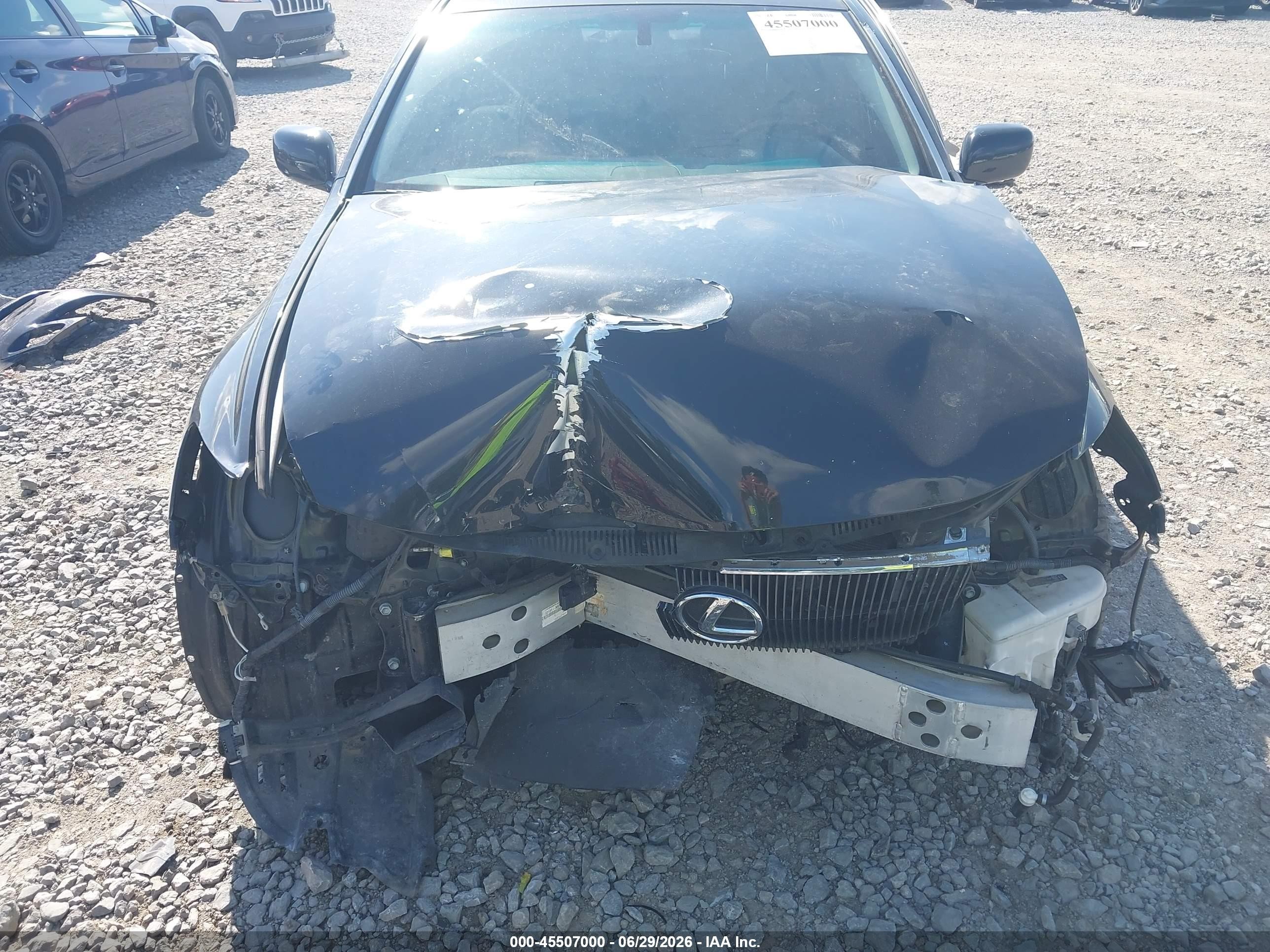 2007 Lexus Gs 350   Черный vin: JTHBE96S070026162