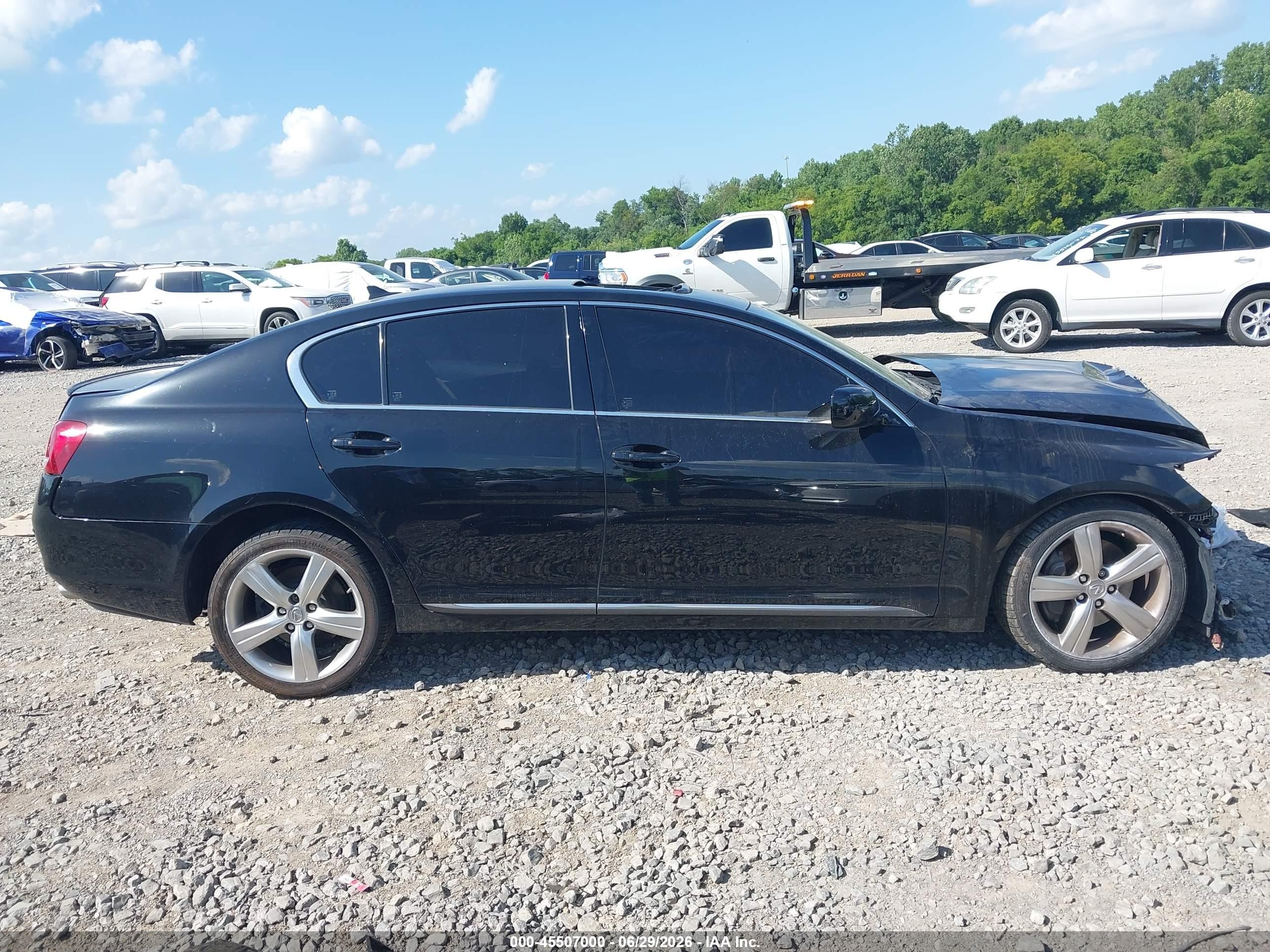 2007 Lexus Gs 350   Черный vin: JTHBE96S070026162