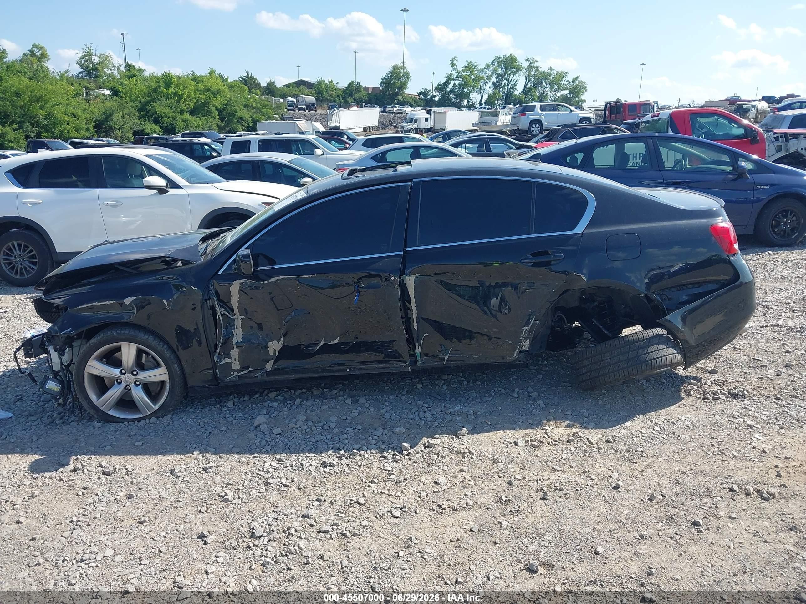2007 Lexus Gs 350   Черный vin: JTHBE96S070026162