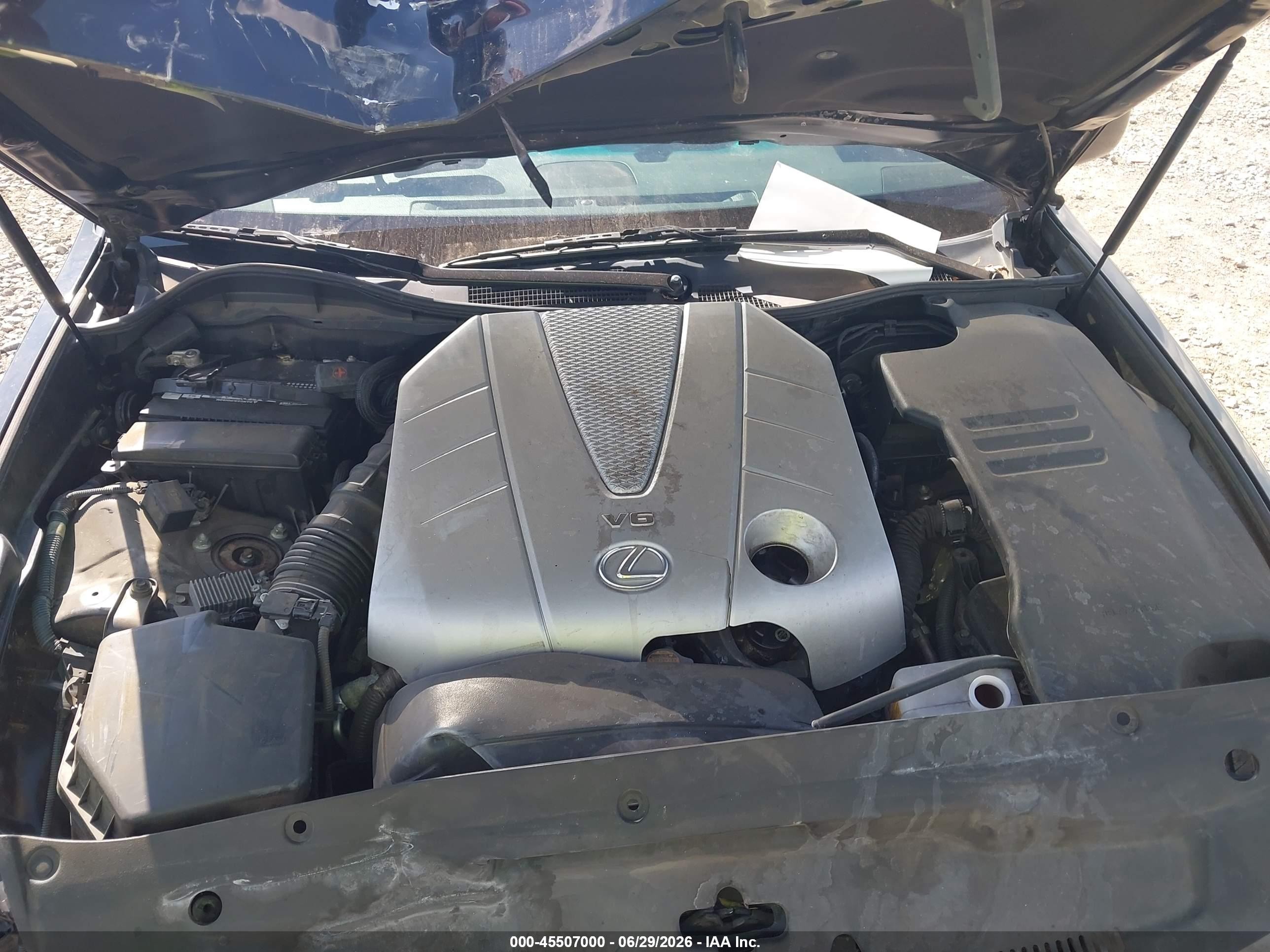 2007 Lexus Gs 350   Черный vin: JTHBE96S070026162