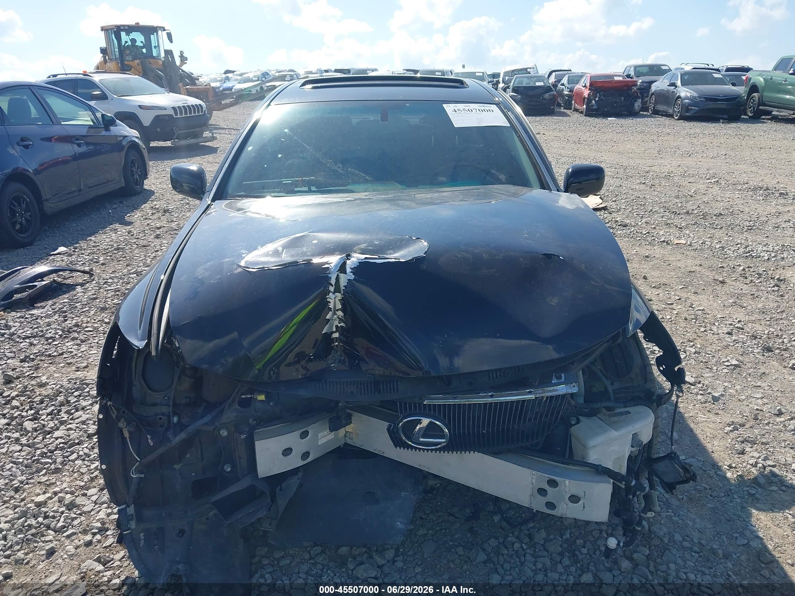 2007 Lexus Gs 350   Черный vin: JTHBE96S070026162