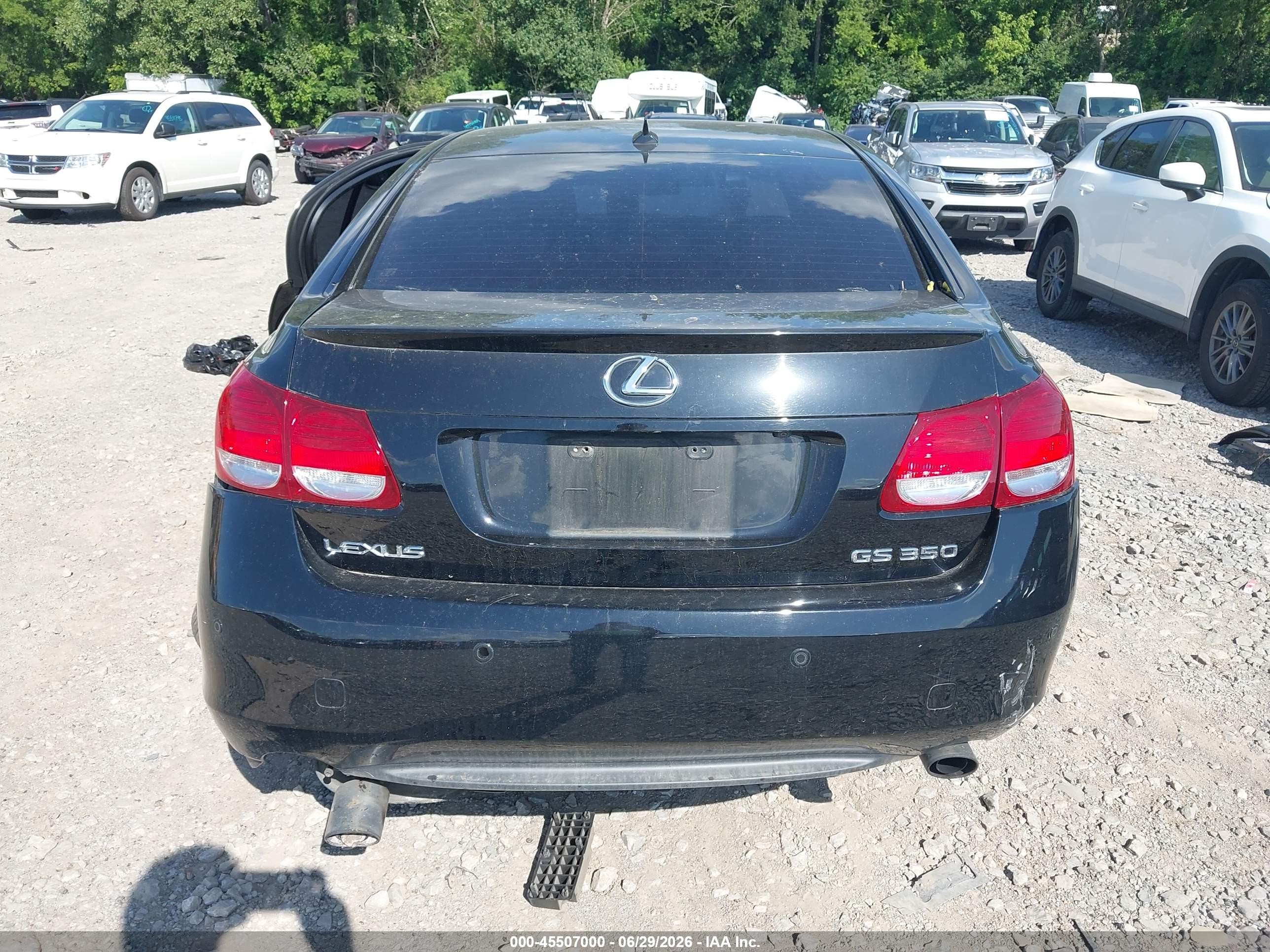 2007 Lexus Gs 350   Черный vin: JTHBE96S070026162
