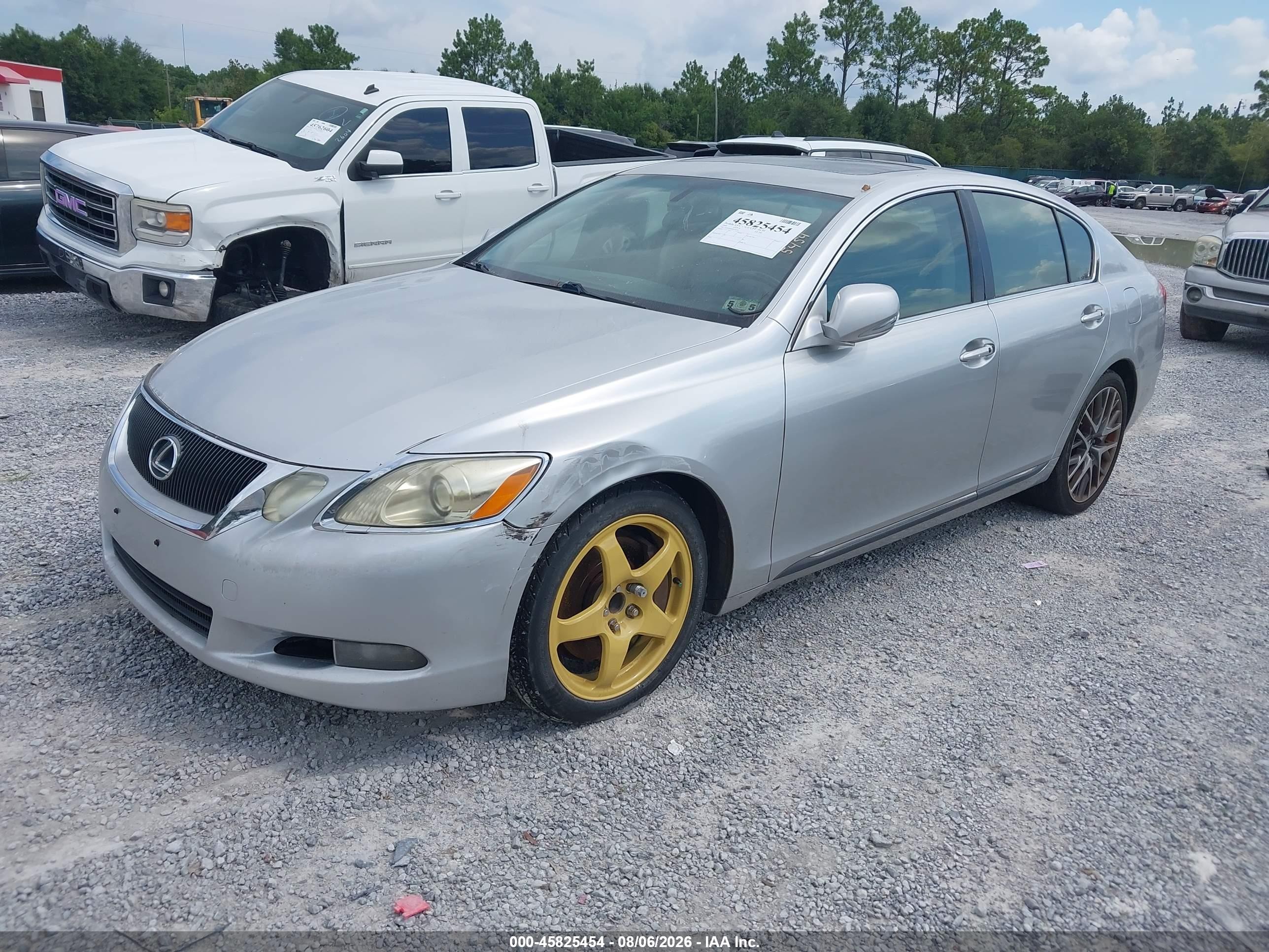 2008 Lexus Gs 350   Silver vin: JTHBE96S080029239