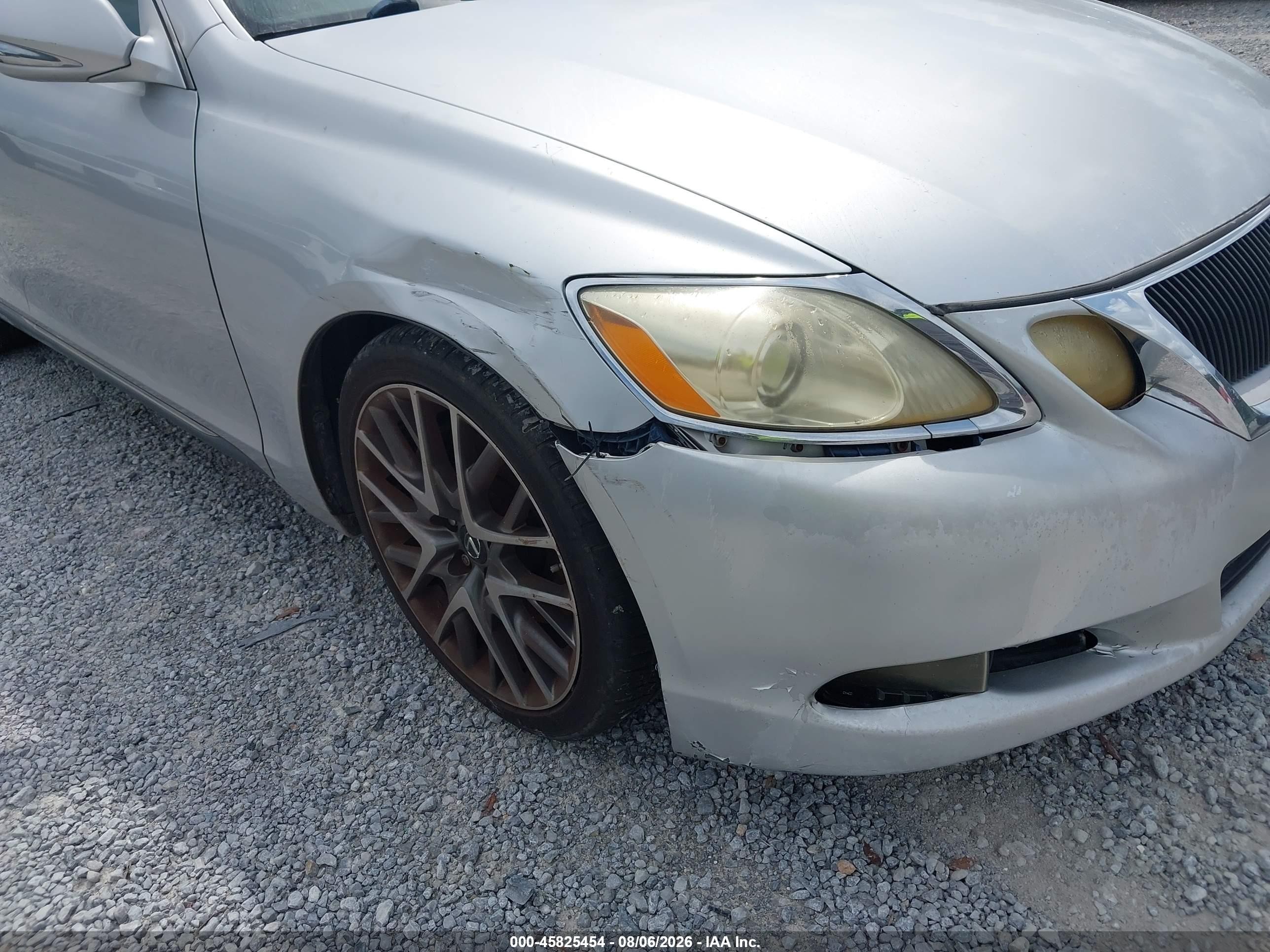 2008 Lexus Gs 350   Silver vin: JTHBE96S080029239