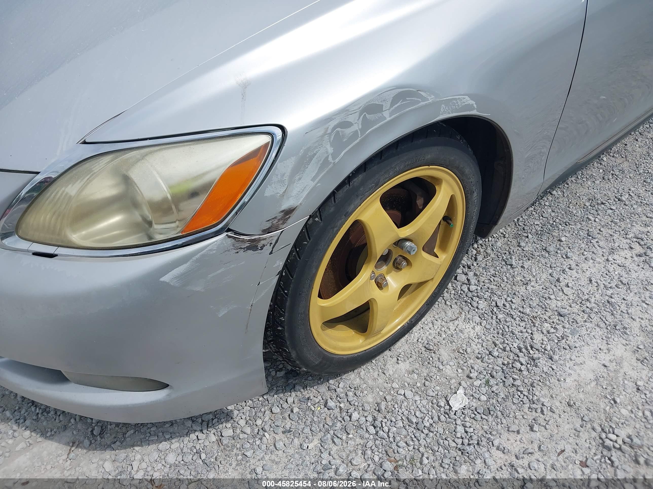 2008 Lexus Gs 350   Silver vin: JTHBE96S080029239