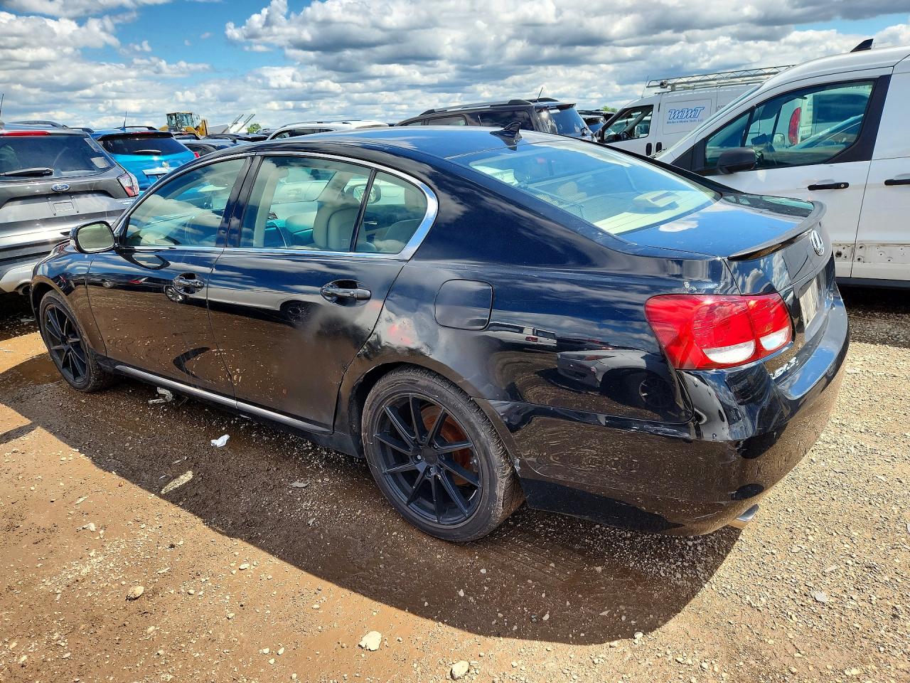 2008 Lexus Gs 350 Black vin: JTHBE96S080035560