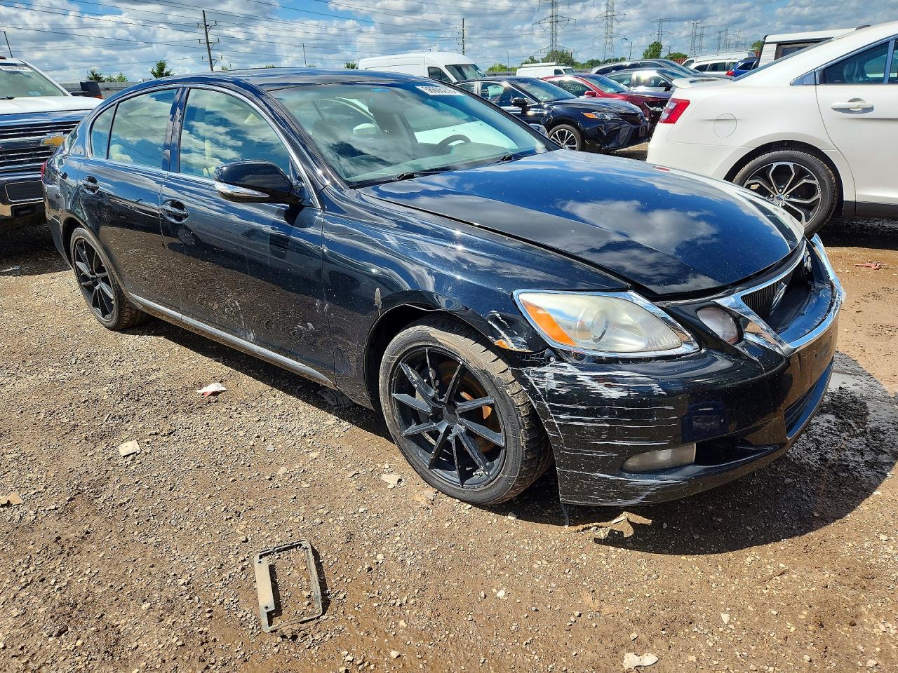 2008 Lexus Gs 350 Black vin: JTHBE96S080035560