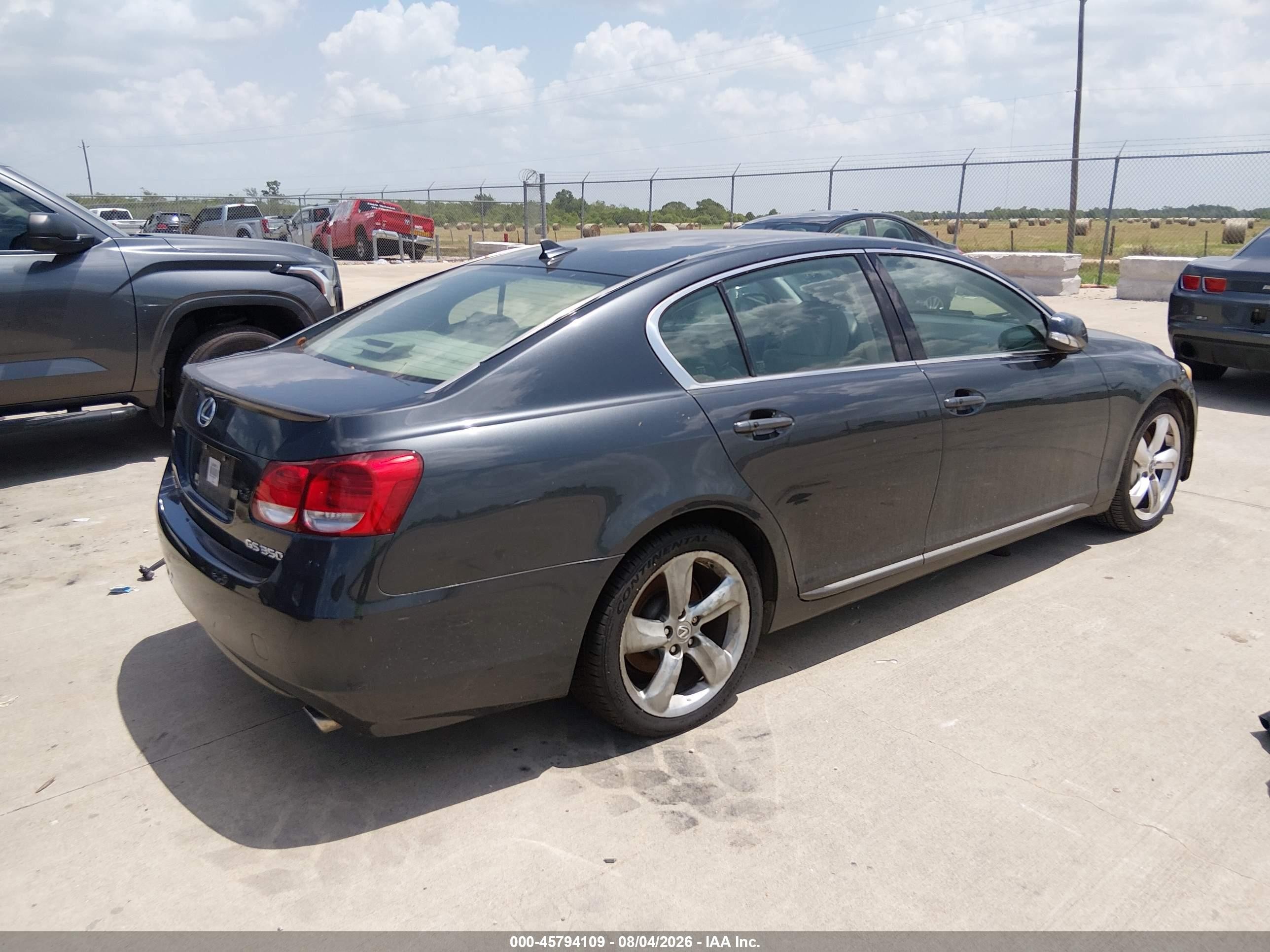 2008 Lexus Gs 350   Gray vin: JTHBE96S080035879