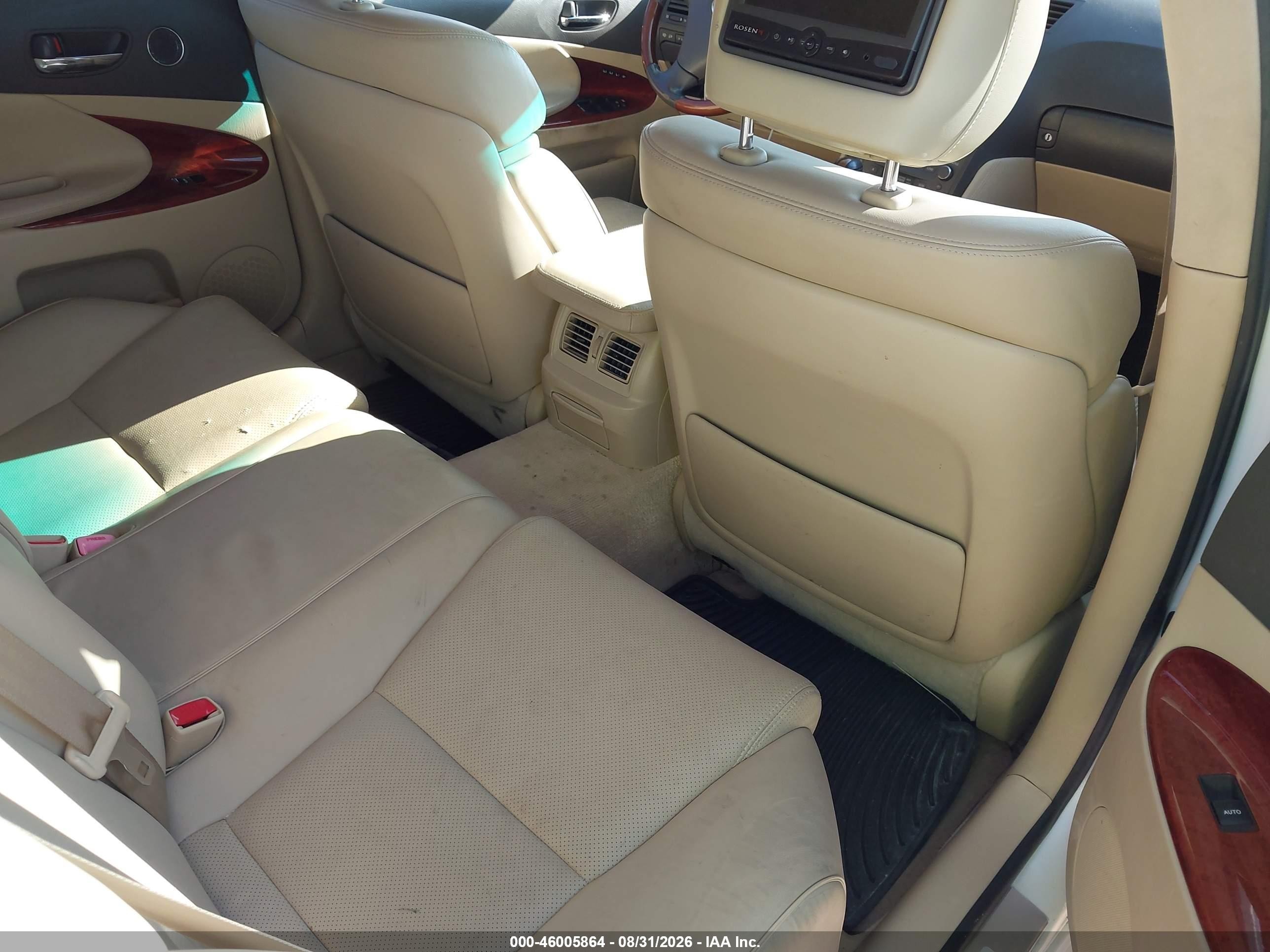 2007 Lexus Gs 350   White vin: JTHBE96S170008642