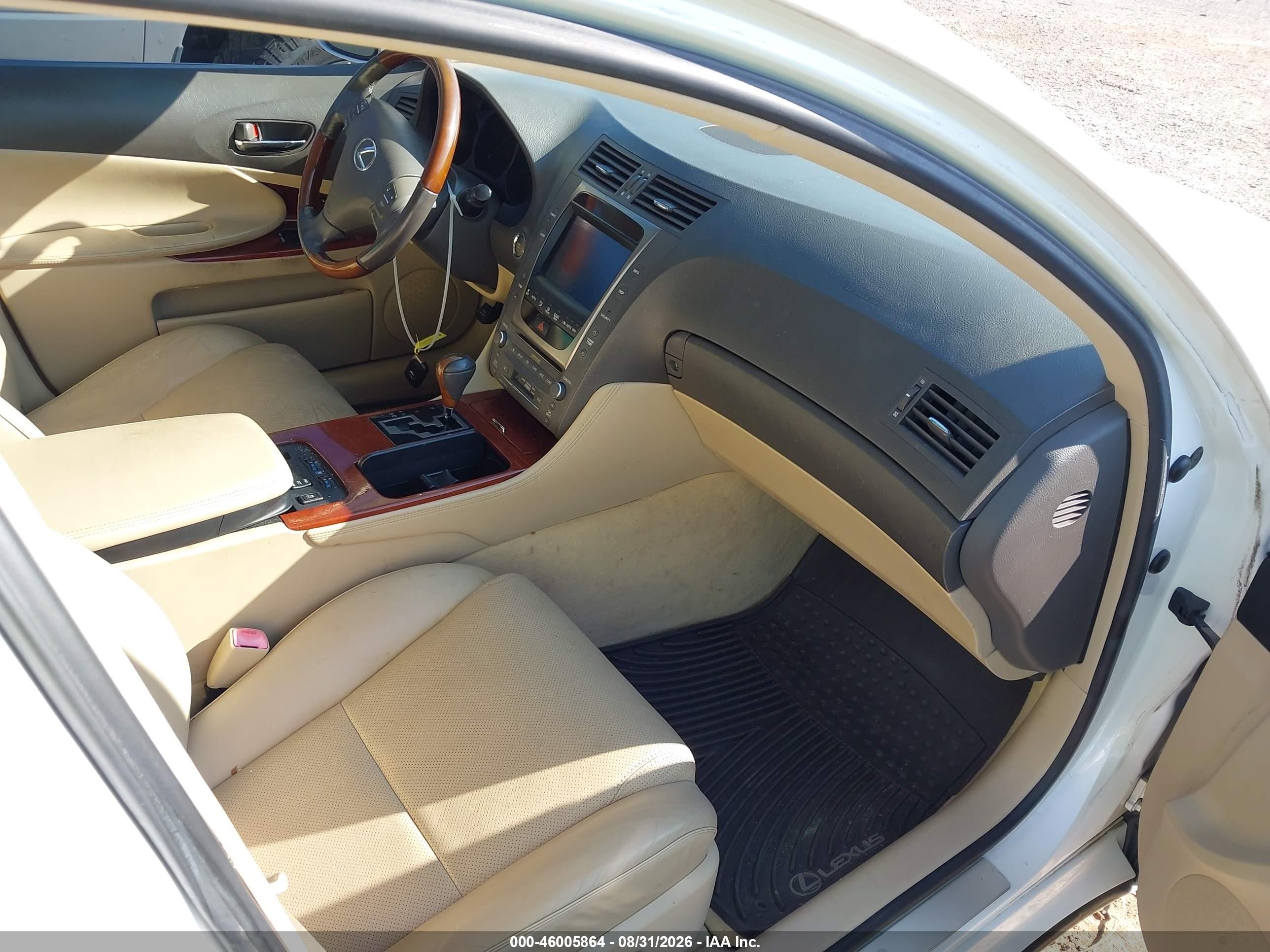 2007 Lexus Gs 350   White vin: JTHBE96S170008642