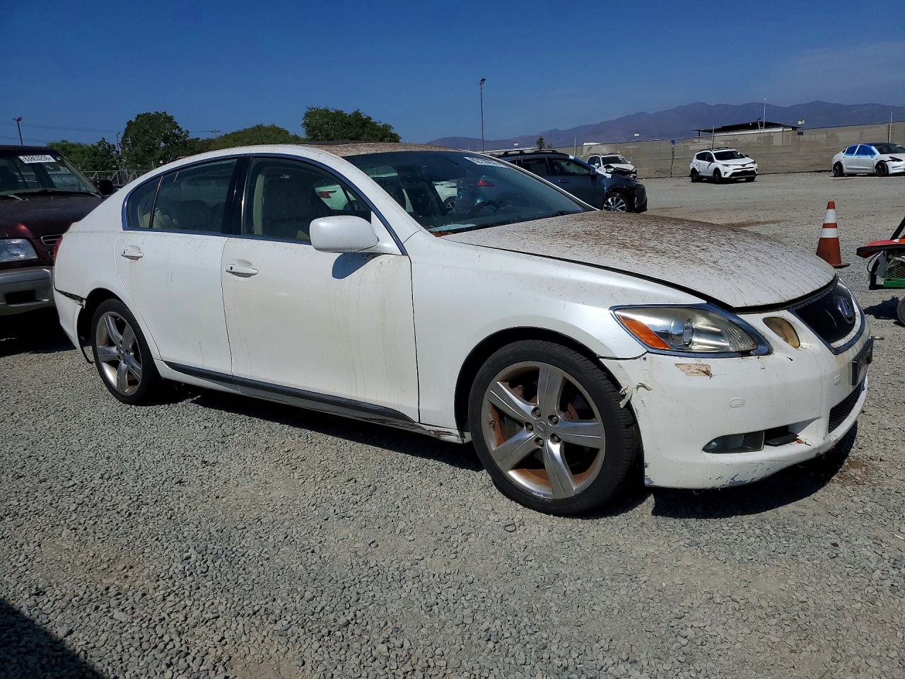 2007 Lexus Gs 350 White vin: JTHBE96S170009919