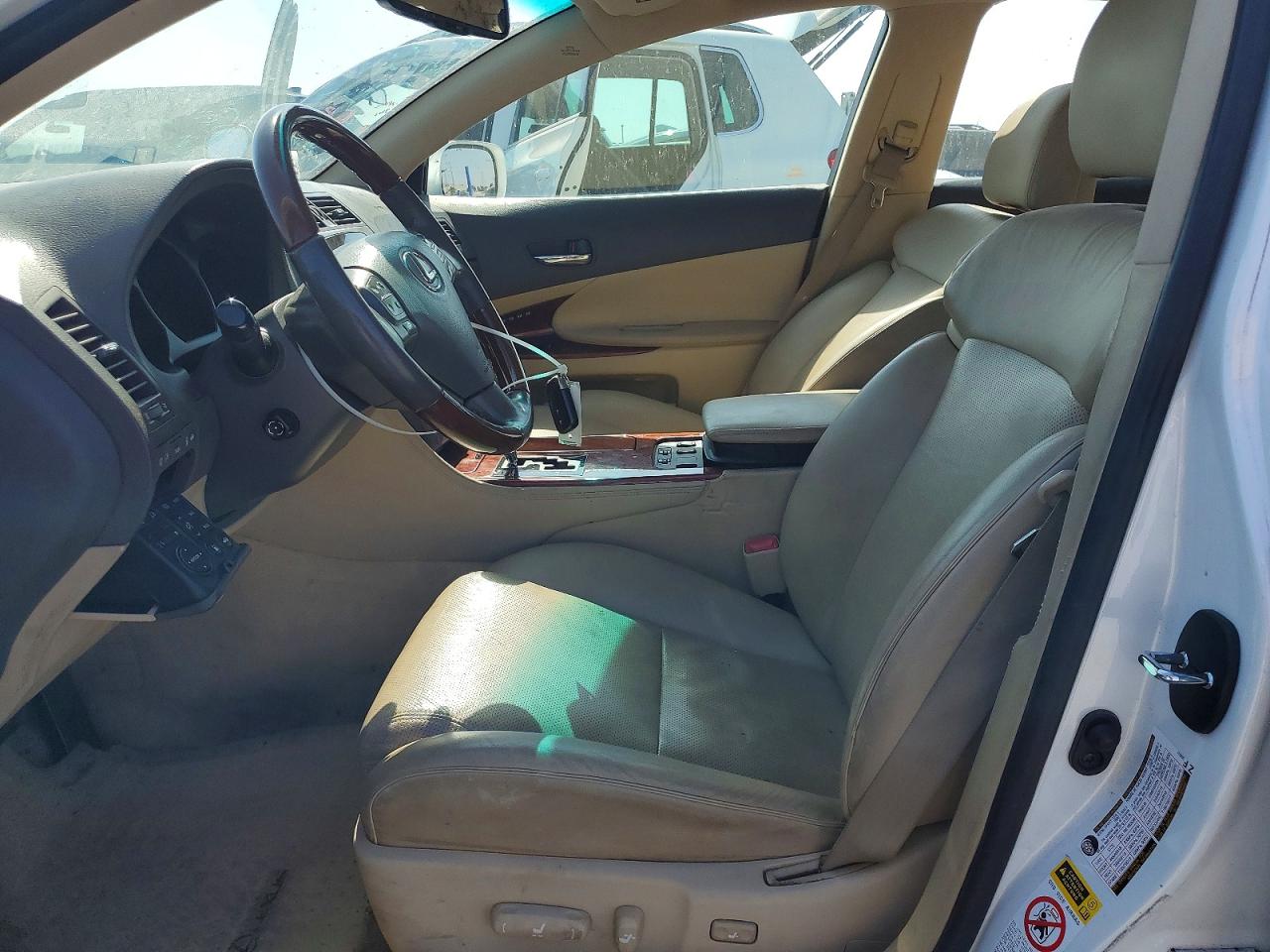 2007 Lexus Gs 350 White vin: JTHBE96S170009919