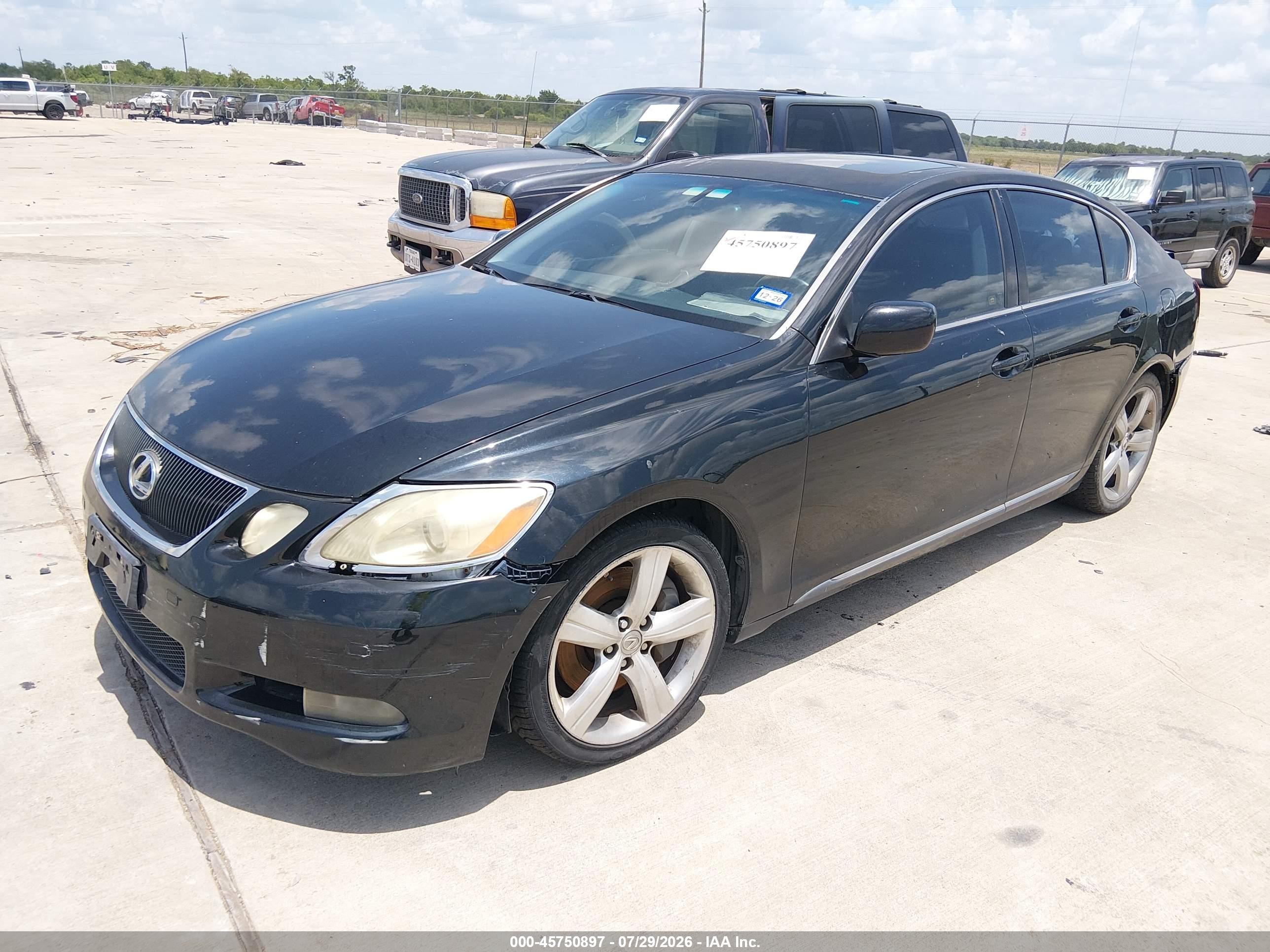 2007 Lexus Gs 350 Black vin: JTHBE96S170014618