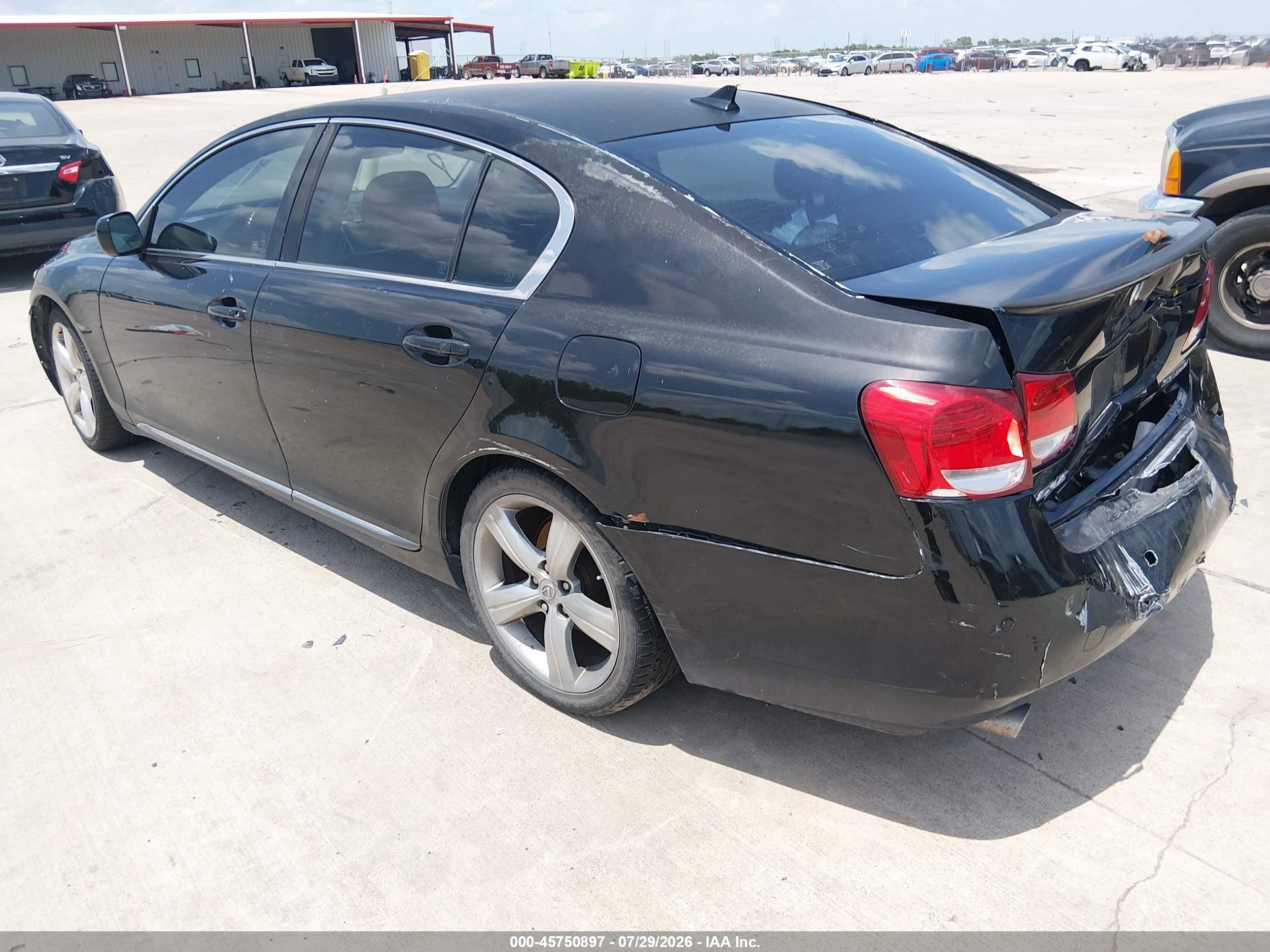 2007 Lexus Gs 350 Black vin: JTHBE96S170014618