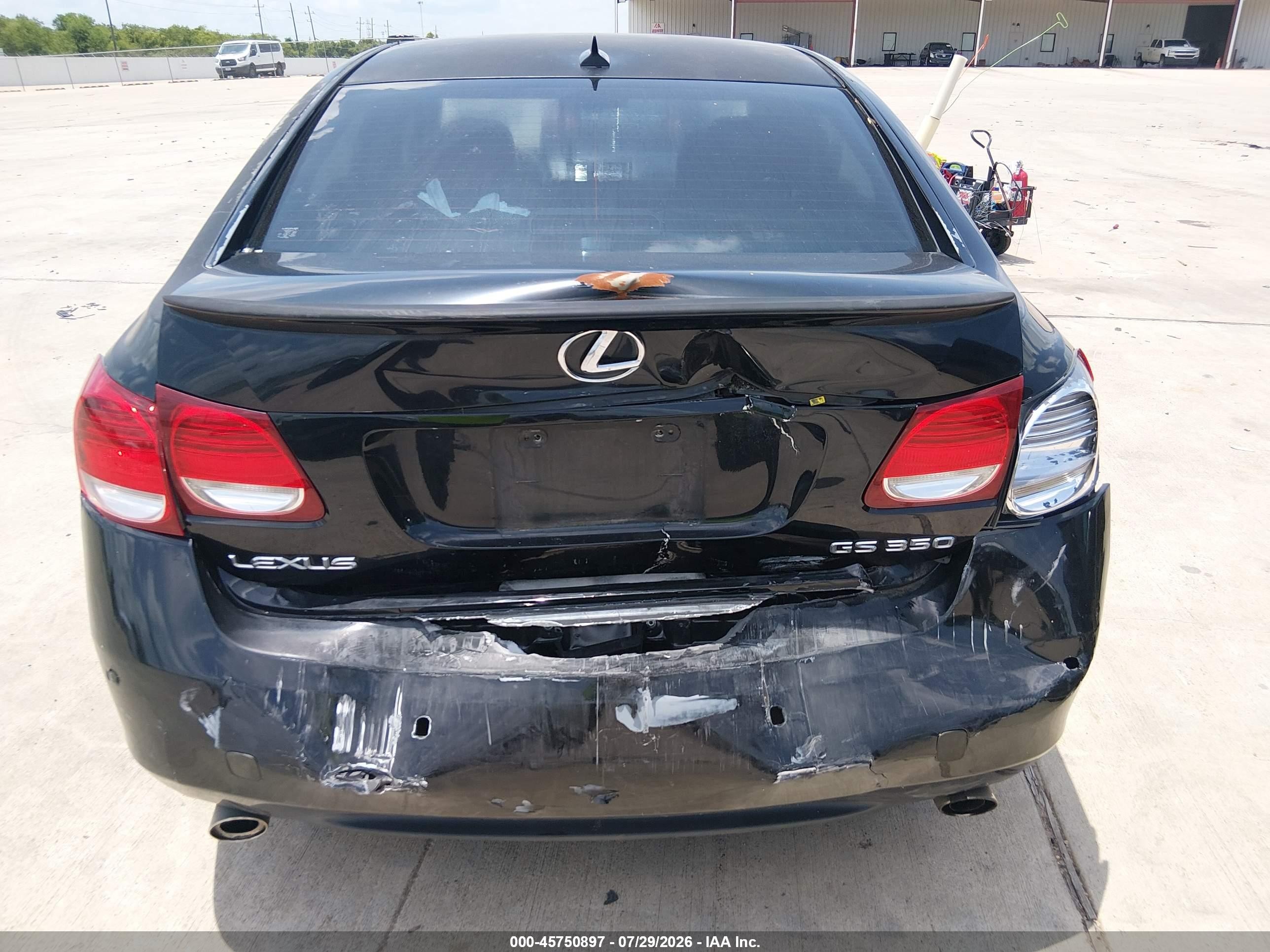 2007 Lexus Gs 350 Black vin: JTHBE96S170014618