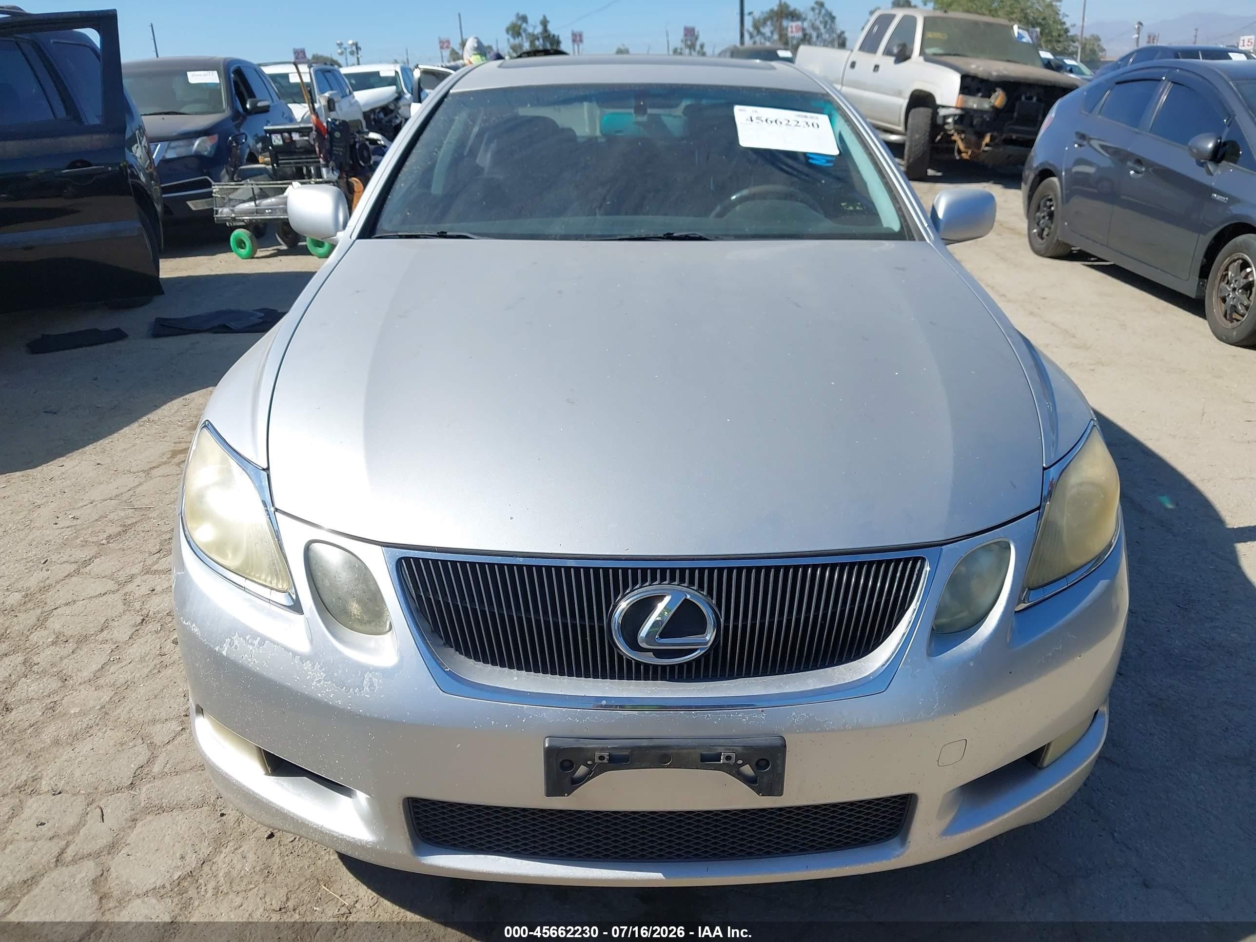 2007 Lexus Gs 350   Silver vin: JTHBE96S170026106