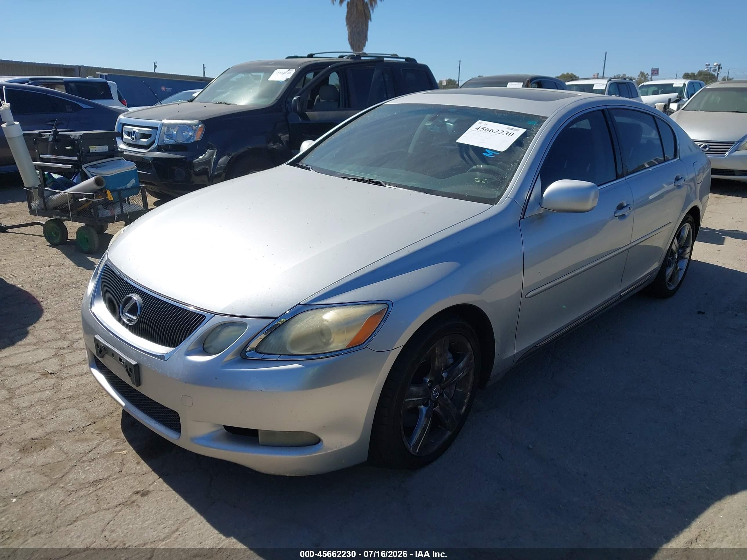 2007 Lexus Gs 350   Silver vin: JTHBE96S170026106
