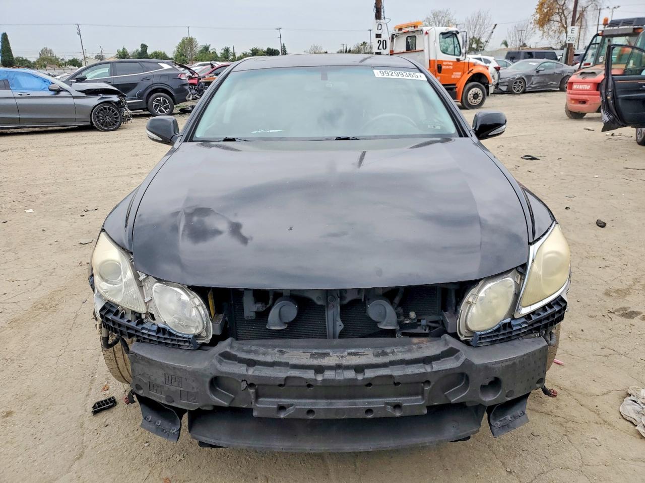 2008 Lexus Gs 350 Black vin: JTHBE96S180033428