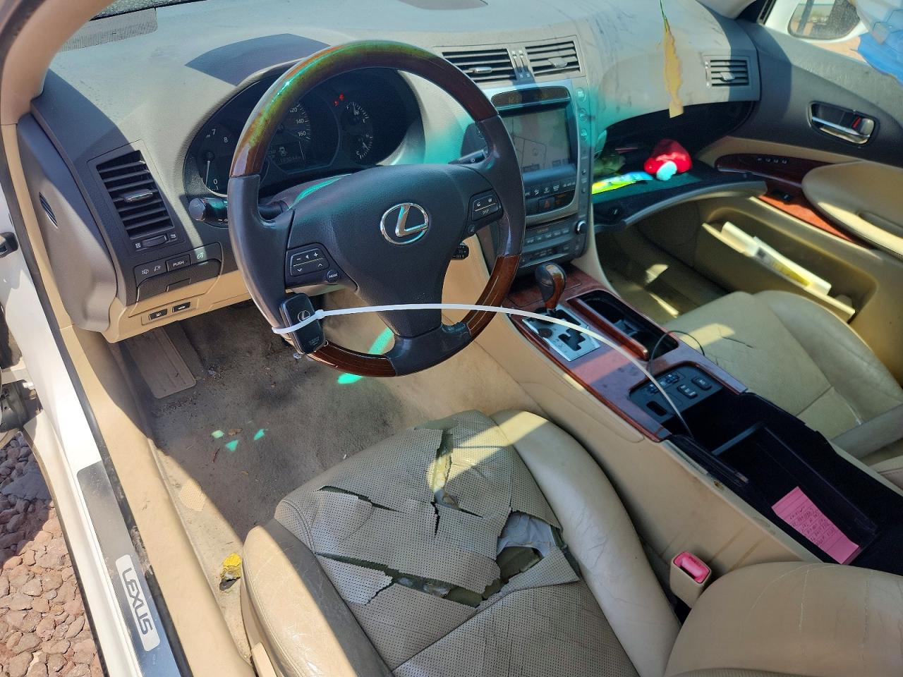2008 Lexus Gs 350 White vin: JTHBE96S280036645