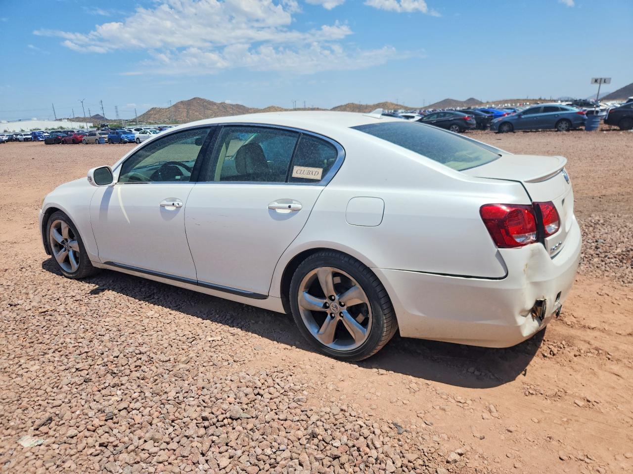 2008 Lexus Gs 350 White vin: JTHBE96S280036645
