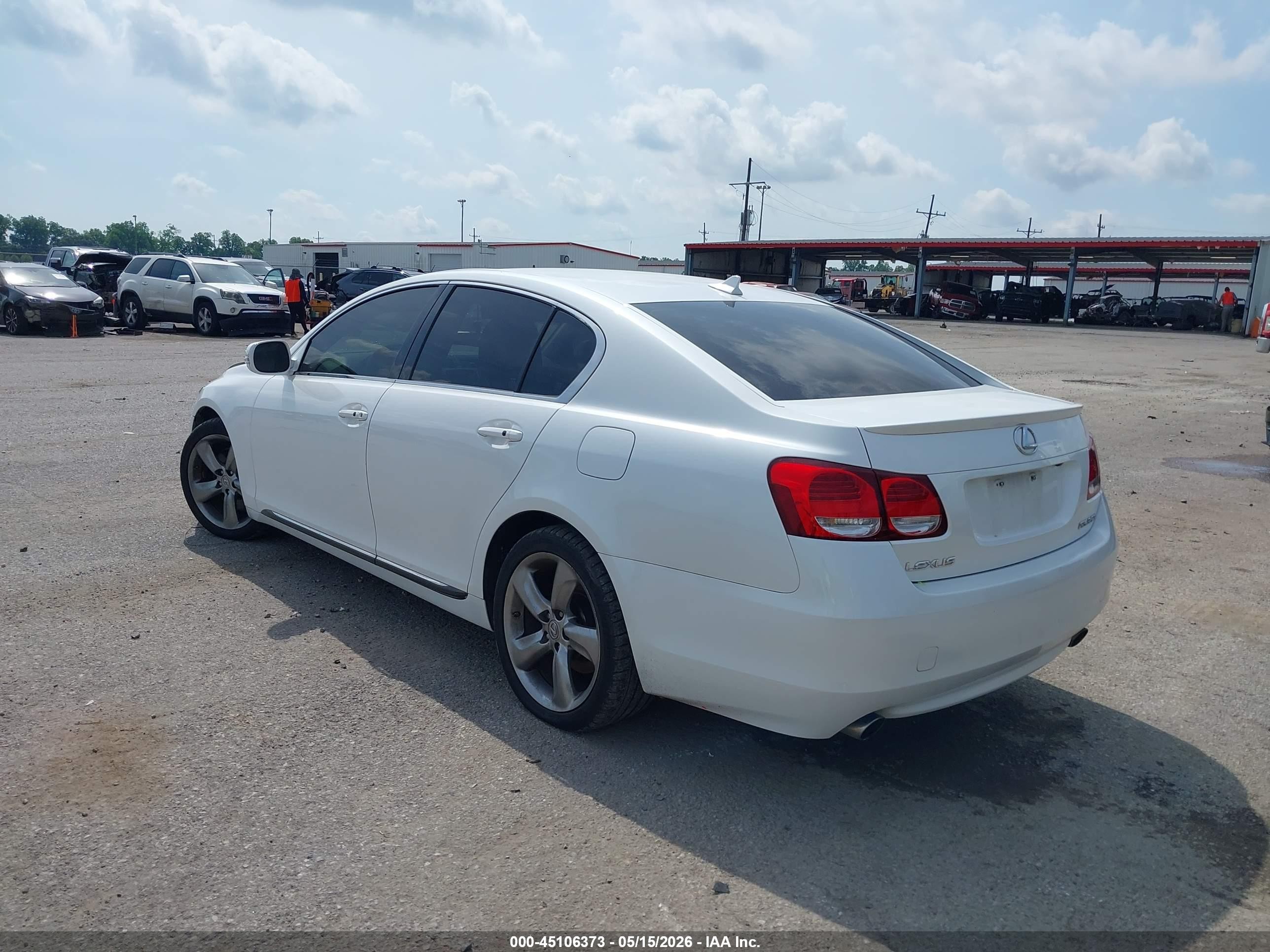 2009 Lexus Gs 350   Белый vin: JTHBE96S290045699