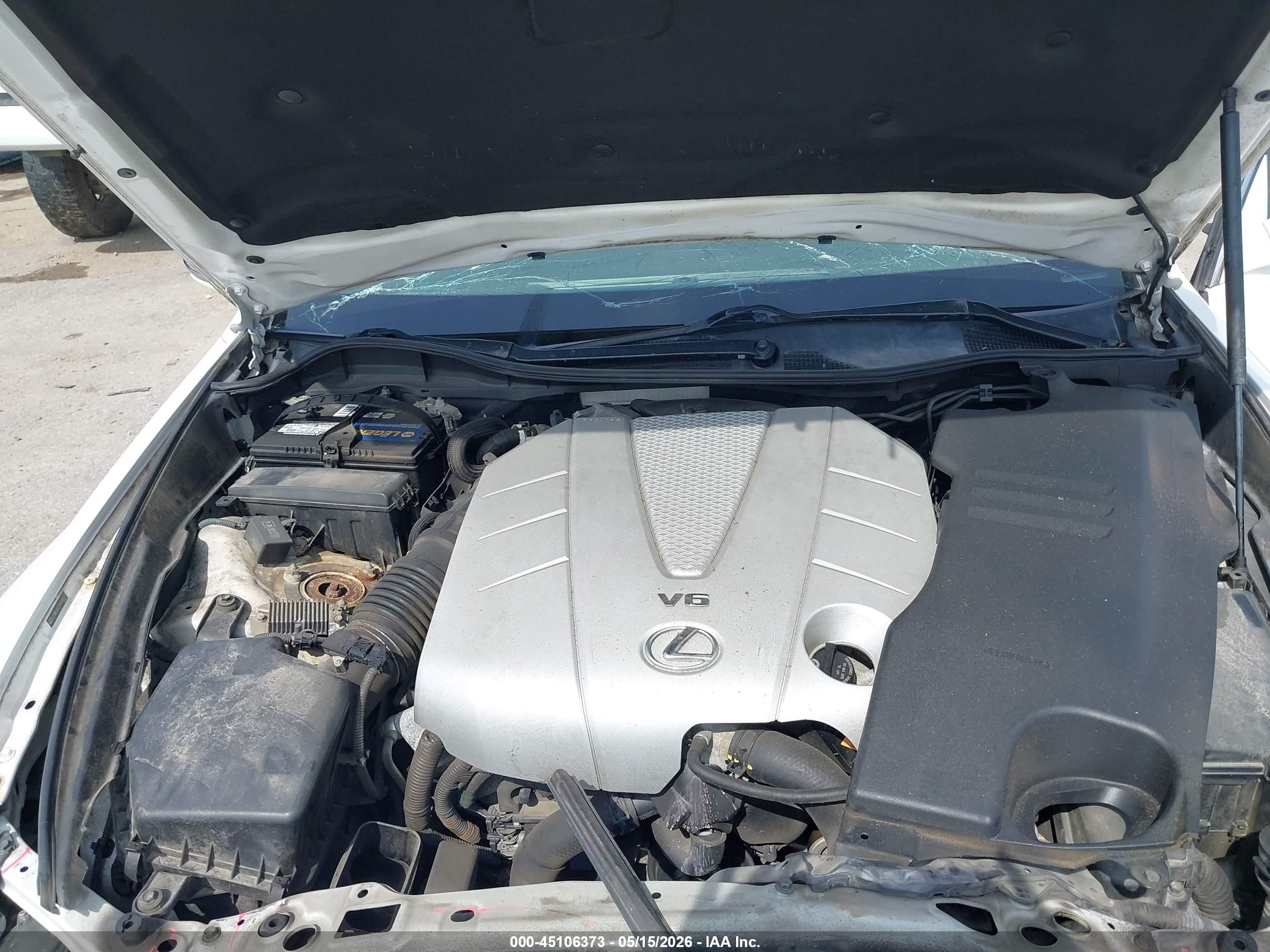 2009 Lexus Gs 350   Белый vin: JTHBE96S290045699