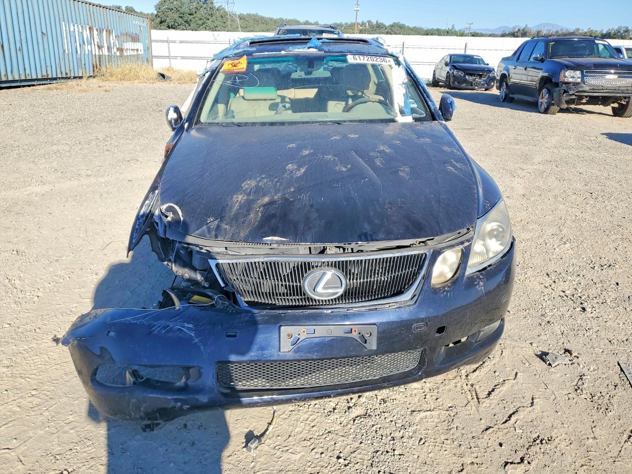 2007 Lexus Gs 350 Base Blue vin: JTHBE96S370011588