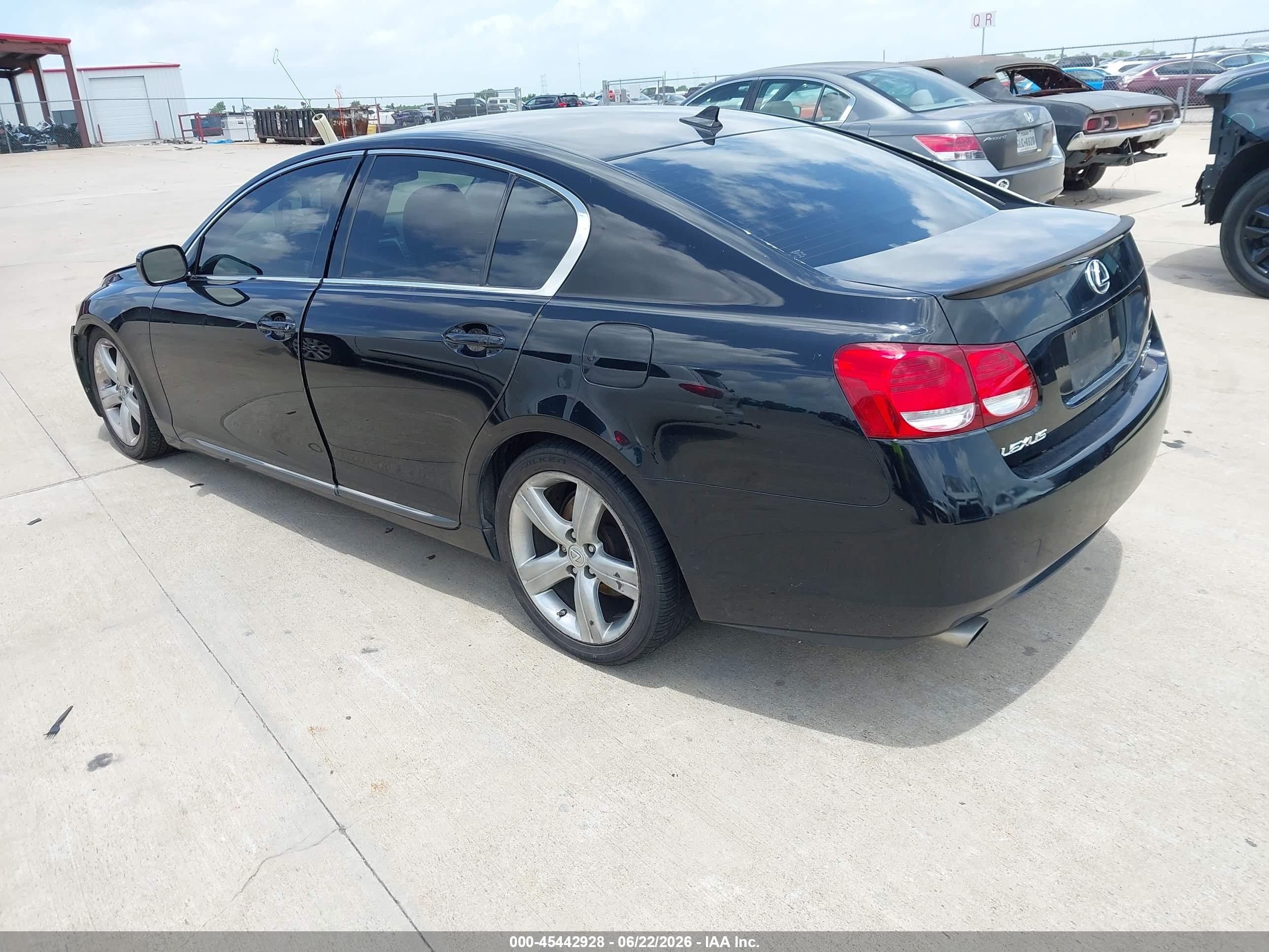 2007 Lexus Gs 350   Black vin: JTHBE96S370015768