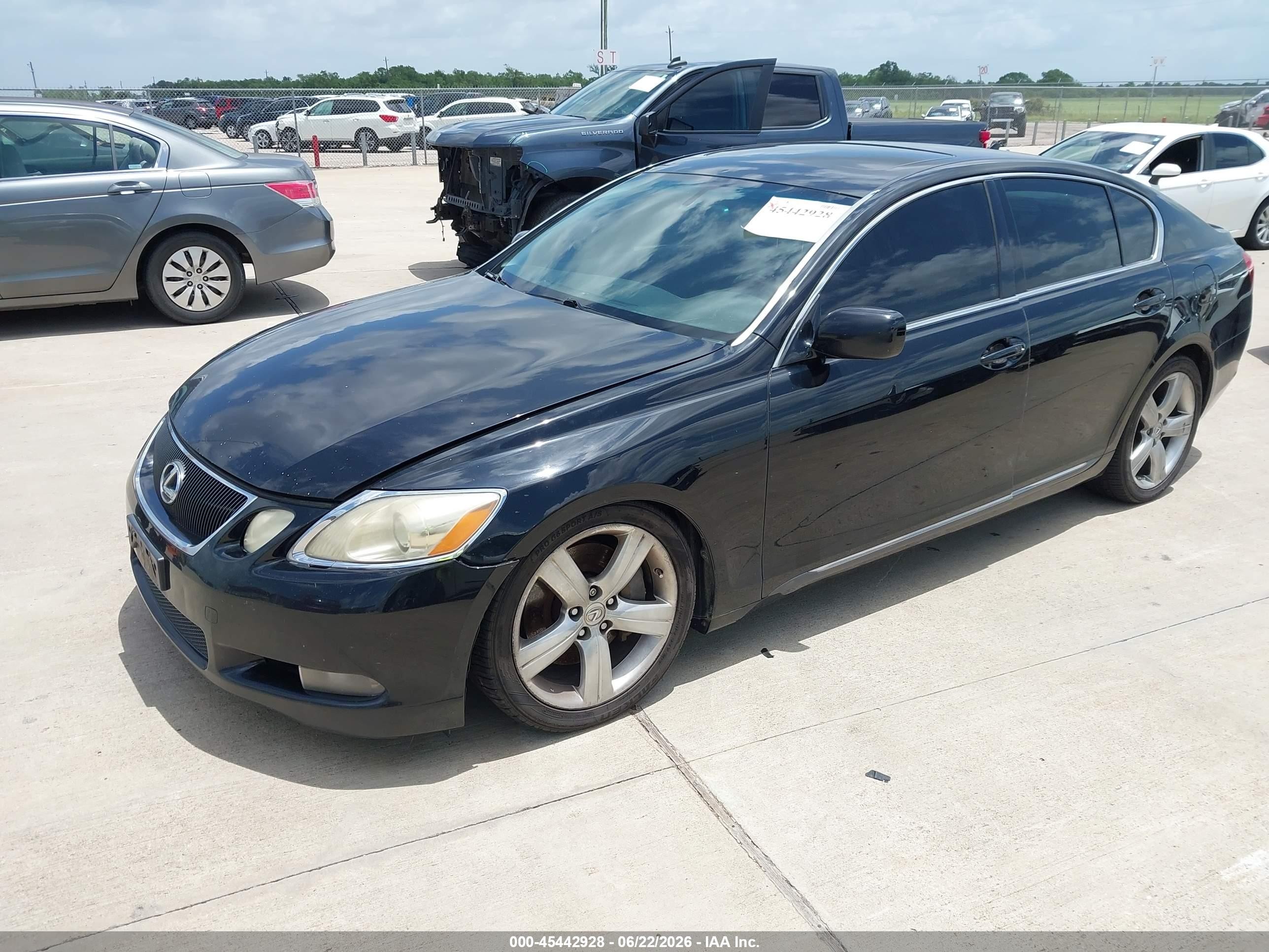 2007 Lexus Gs 350   Black vin: JTHBE96S370015768