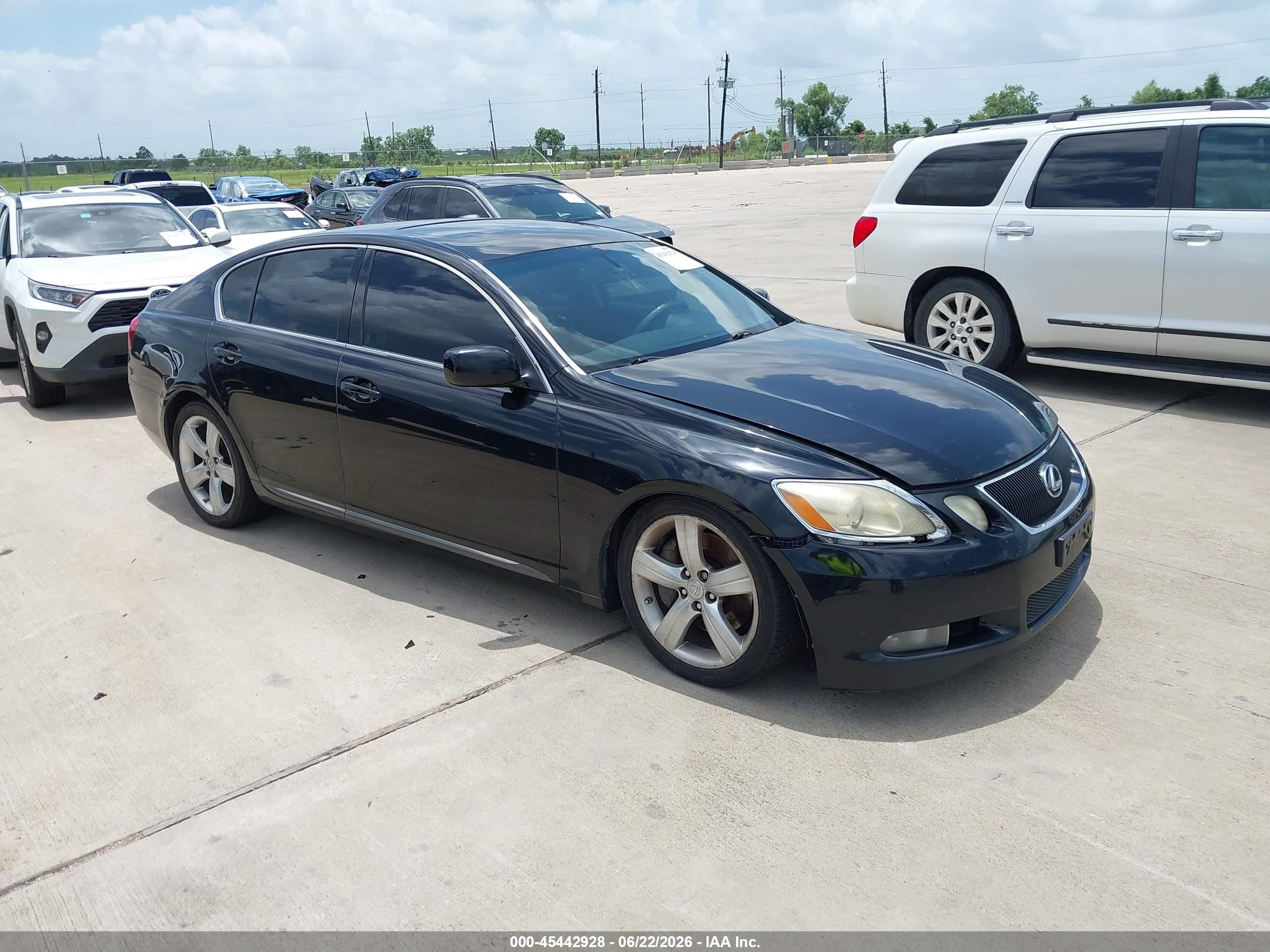 2007 Lexus Gs 350   Black vin: JTHBE96S370015768