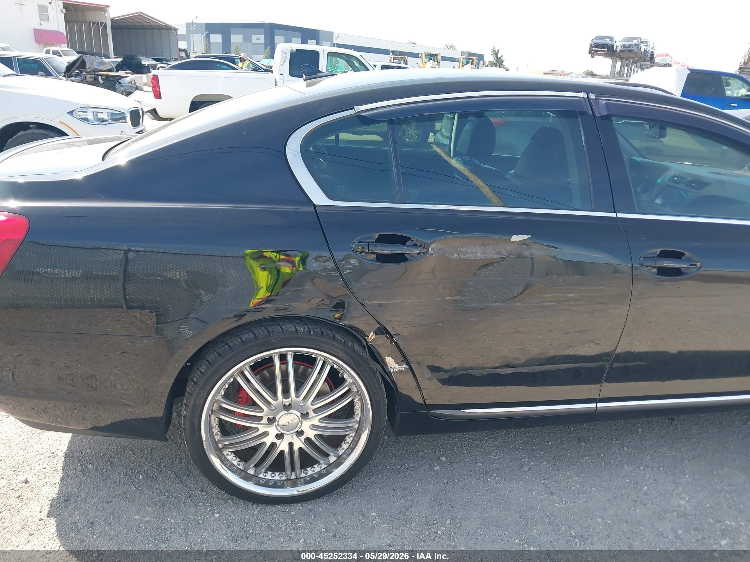2007 Lexus Gs 350 Black vin: JTHBE96S370017035