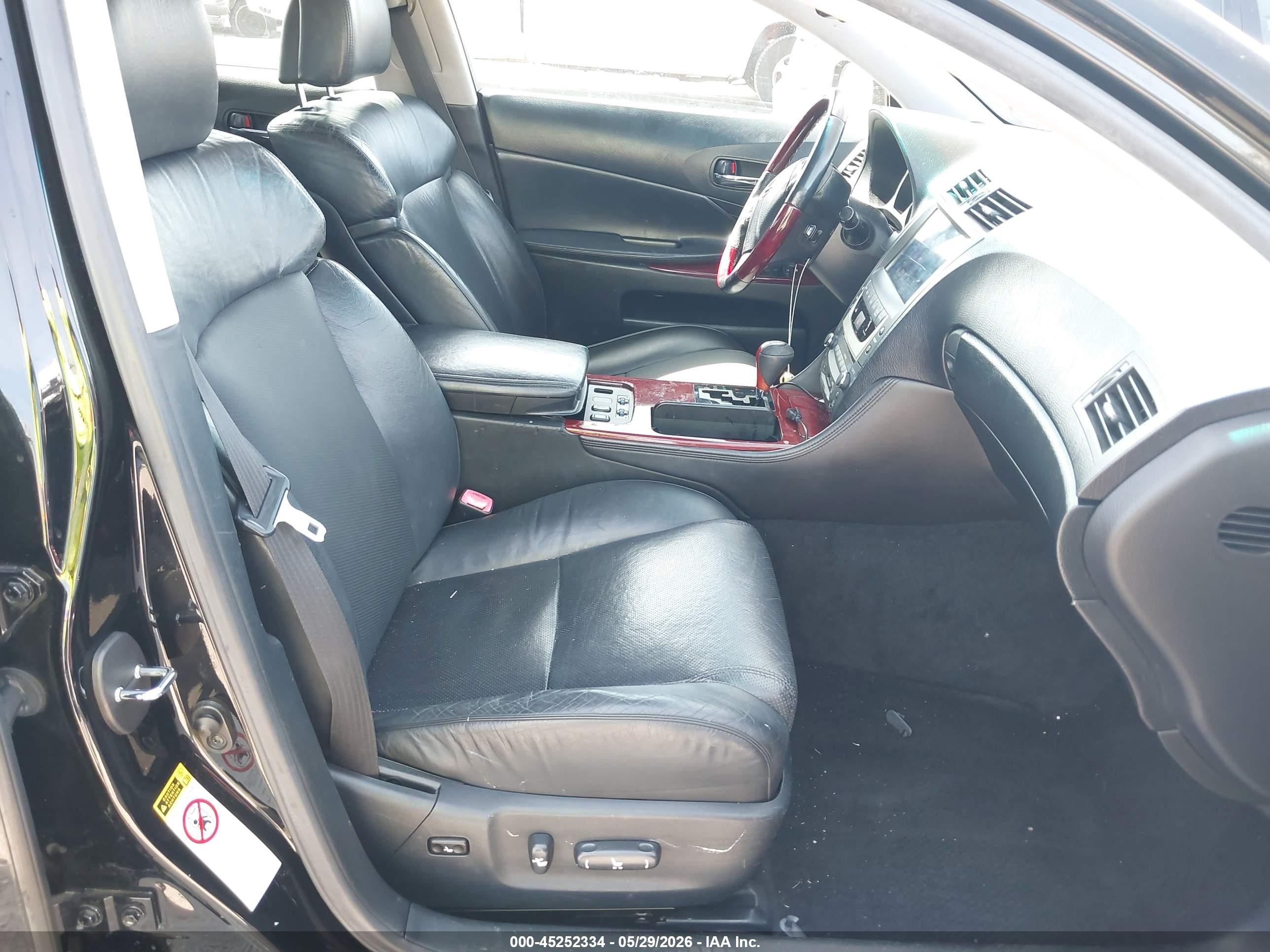 2007 Lexus Gs 350 Black vin: JTHBE96S370017035