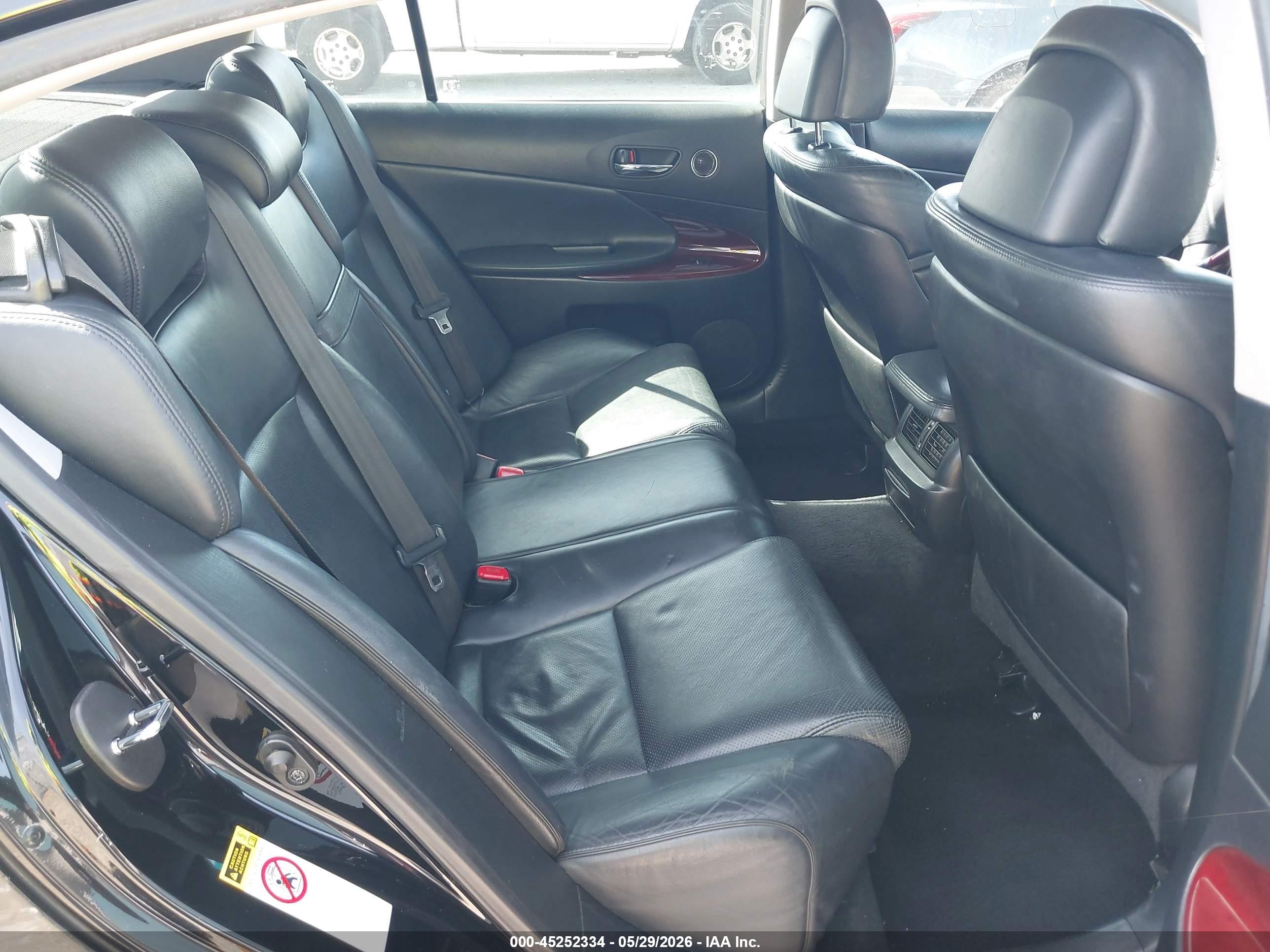2007 Lexus Gs 350 Black vin: JTHBE96S370017035