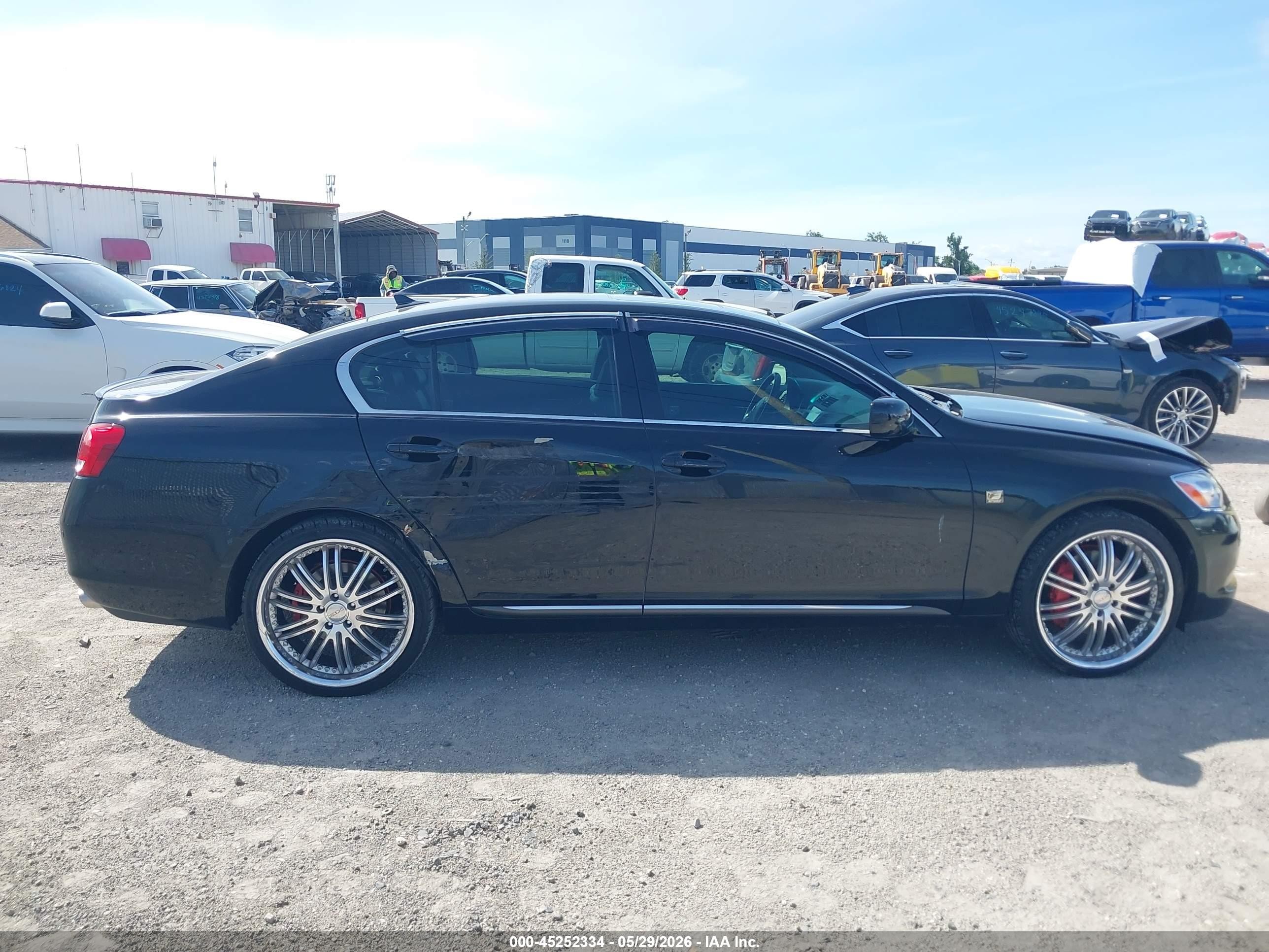2007 Lexus Gs 350 Black vin: JTHBE96S370017035
