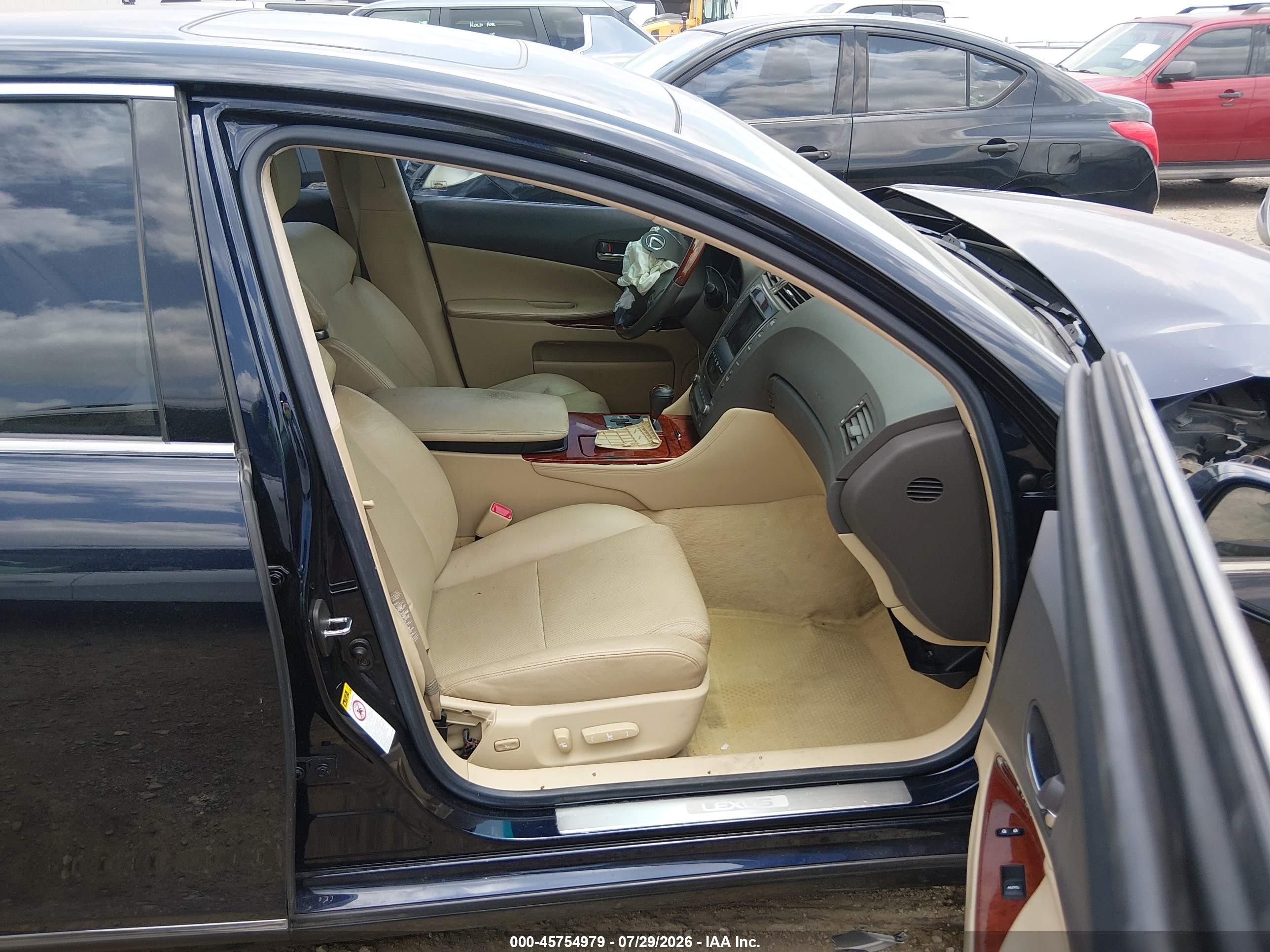 2009 Lexus Gs 350 Blue vin: JTHBE96S390045663