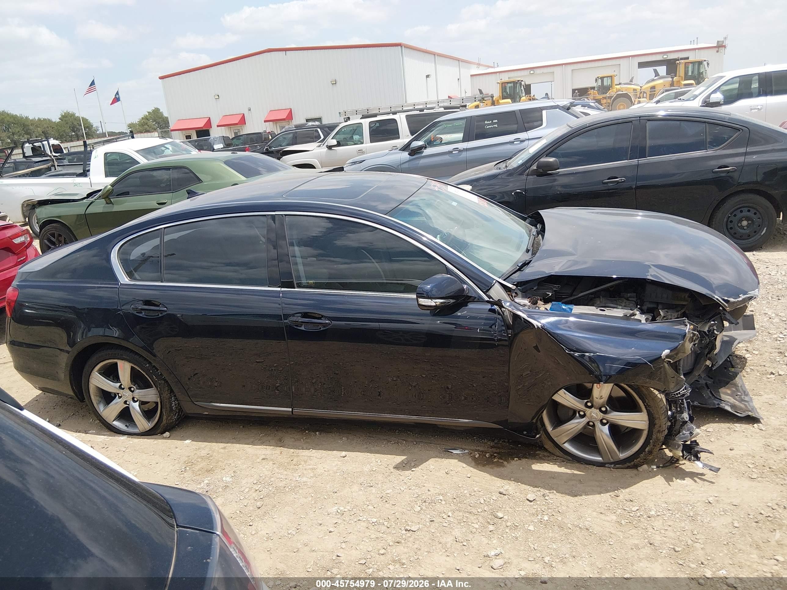 2009 Lexus Gs 350 Blue vin: JTHBE96S390045663