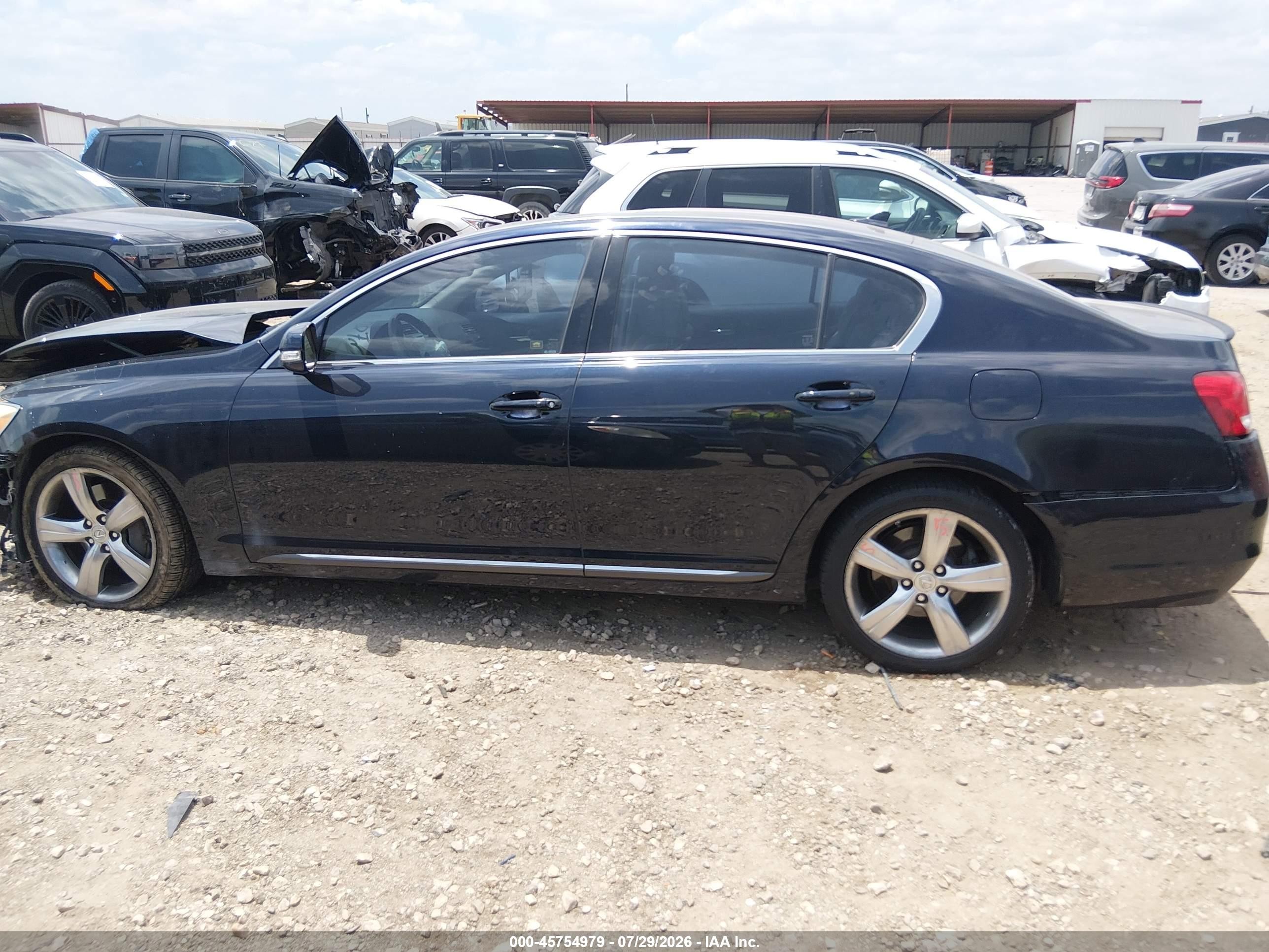 2009 Lexus Gs 350 Blue vin: JTHBE96S390045663